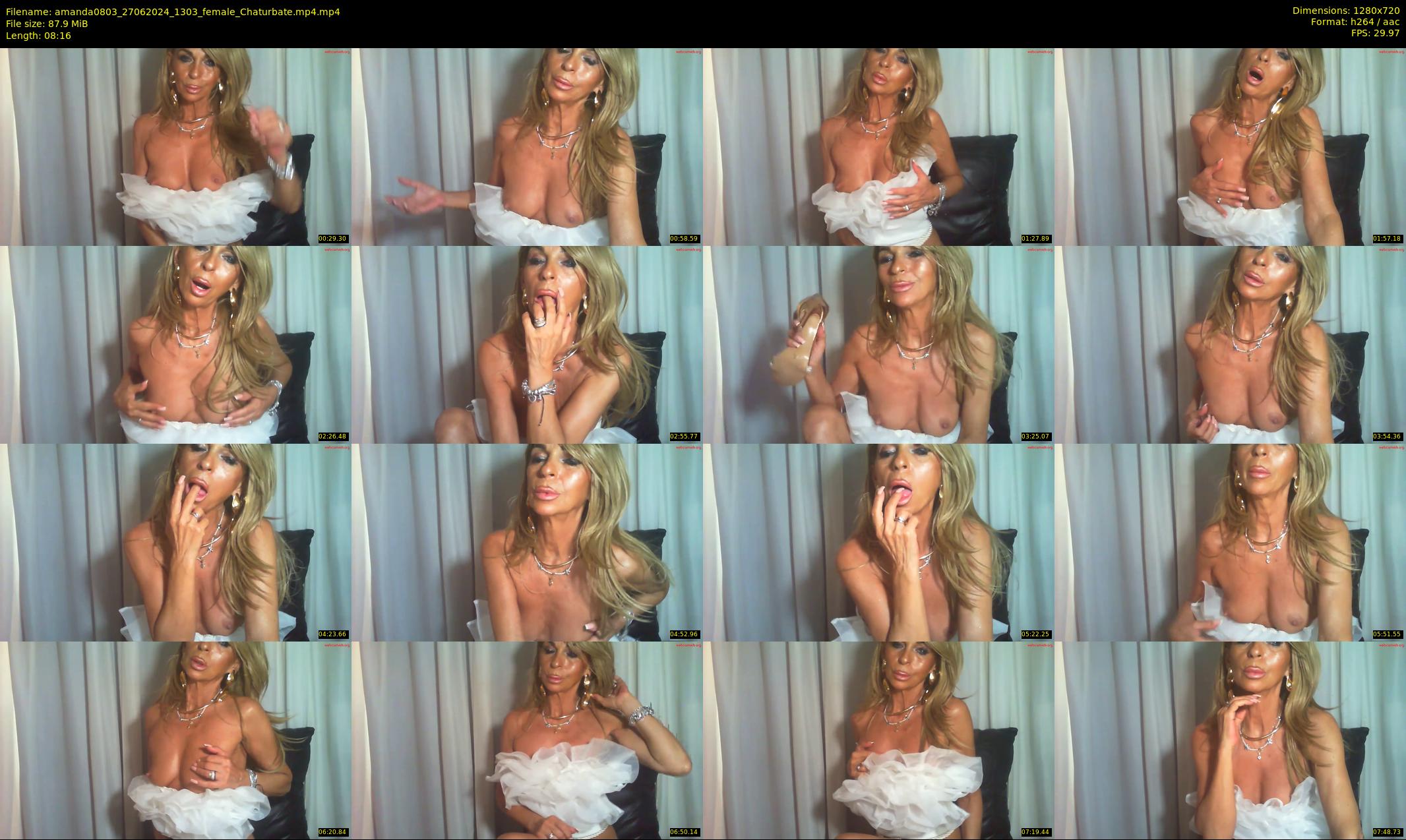 amanda0803 — 9 minute Chaturbate female cam show recording, 720p, Jun 27, 2024