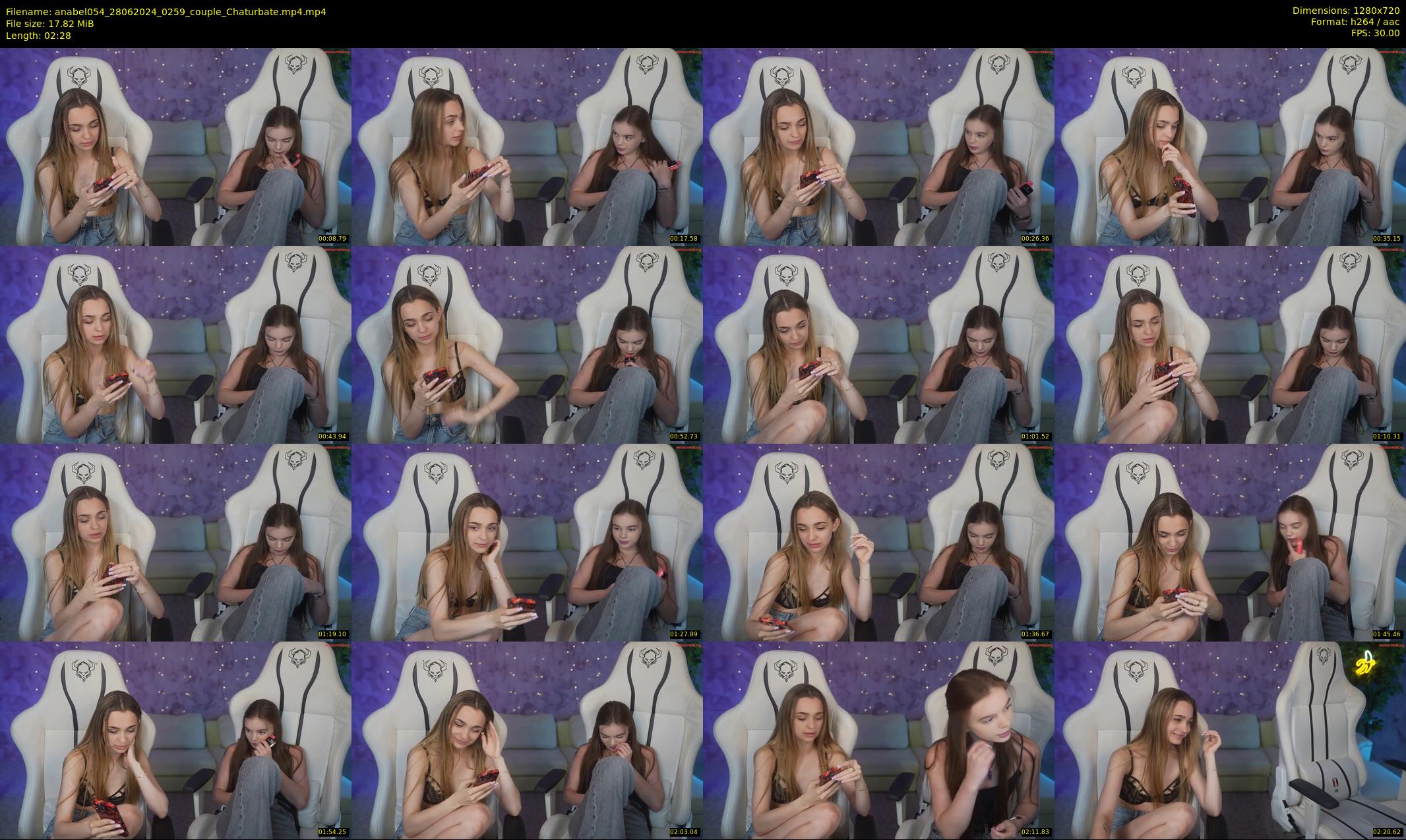 anabel054 — 3 minute Chaturbate female cam show recording, 720p, Jun 28, 2024