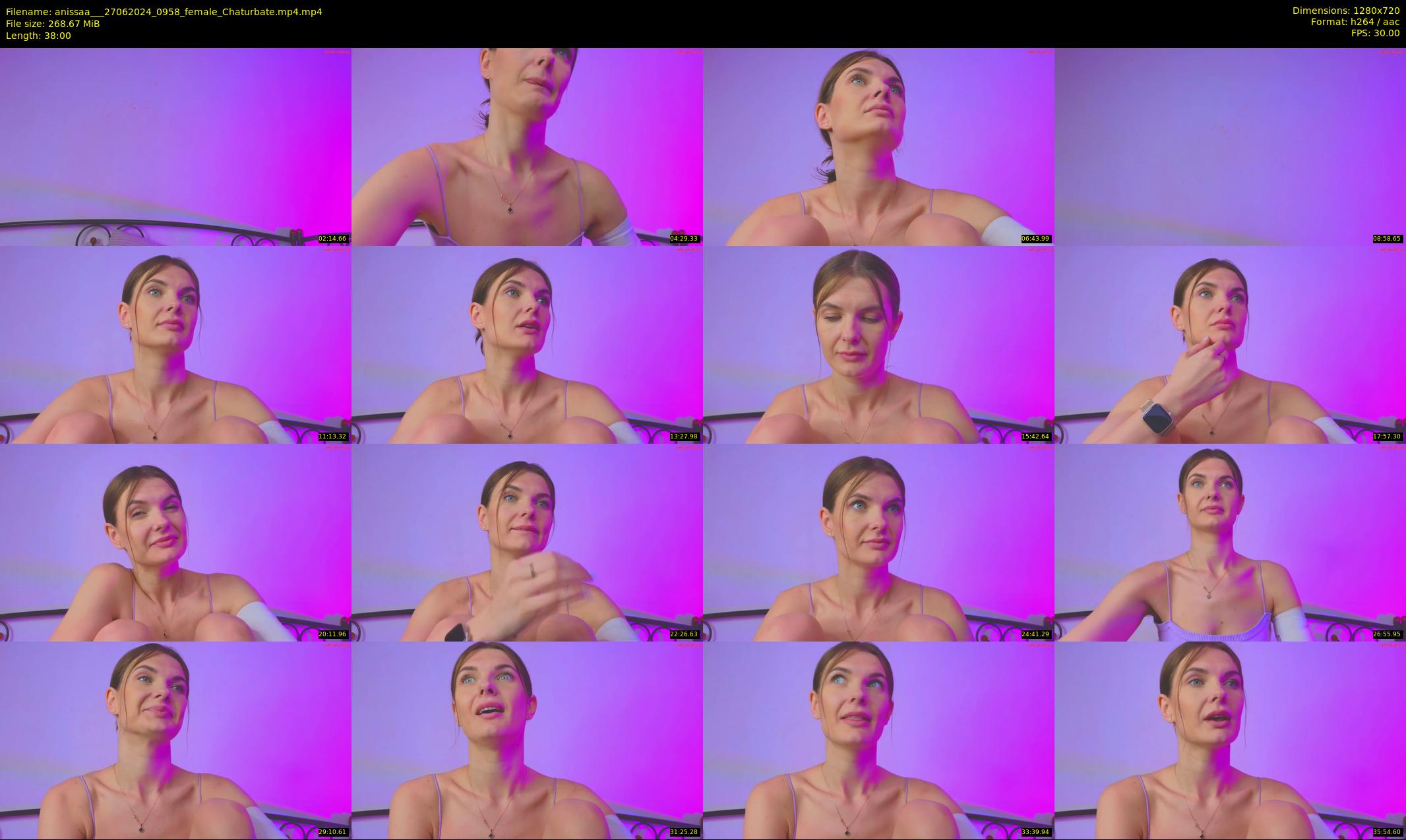 anissaa__ — 38 minute Chaturbate female cam show recording, 720p, Jun 27, 2024