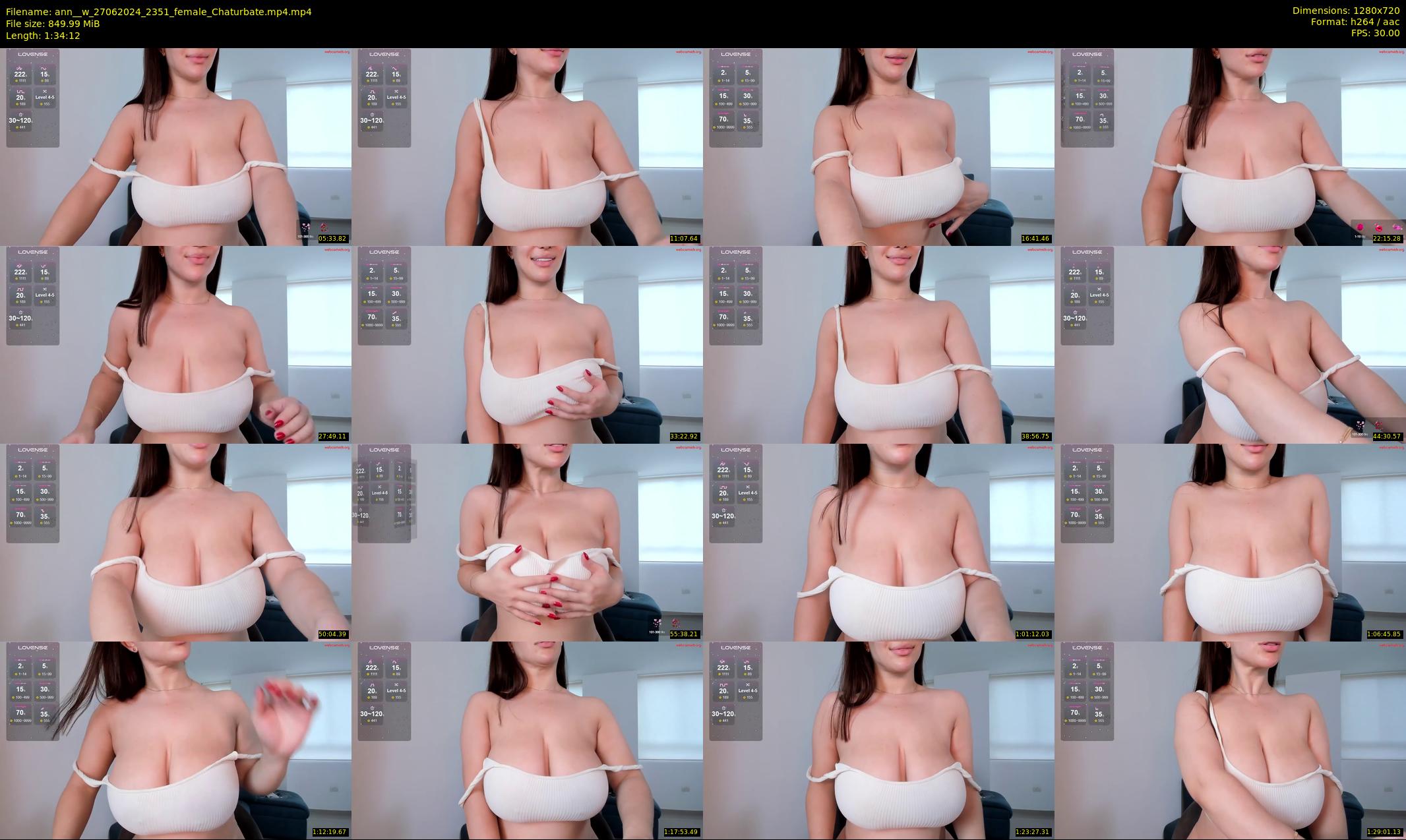 ann__w — 95 minute Chaturbate female cam show recording, 720p, Jun 27, 2024