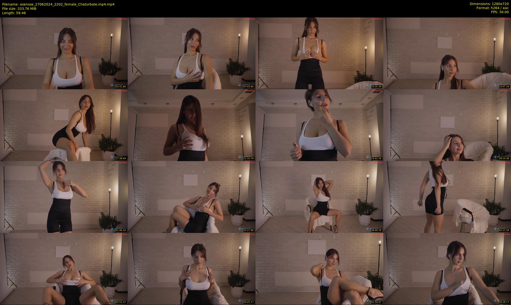 asensse — 60 minute Chaturbate female cam show recording, 720p, Jun 27, 2024