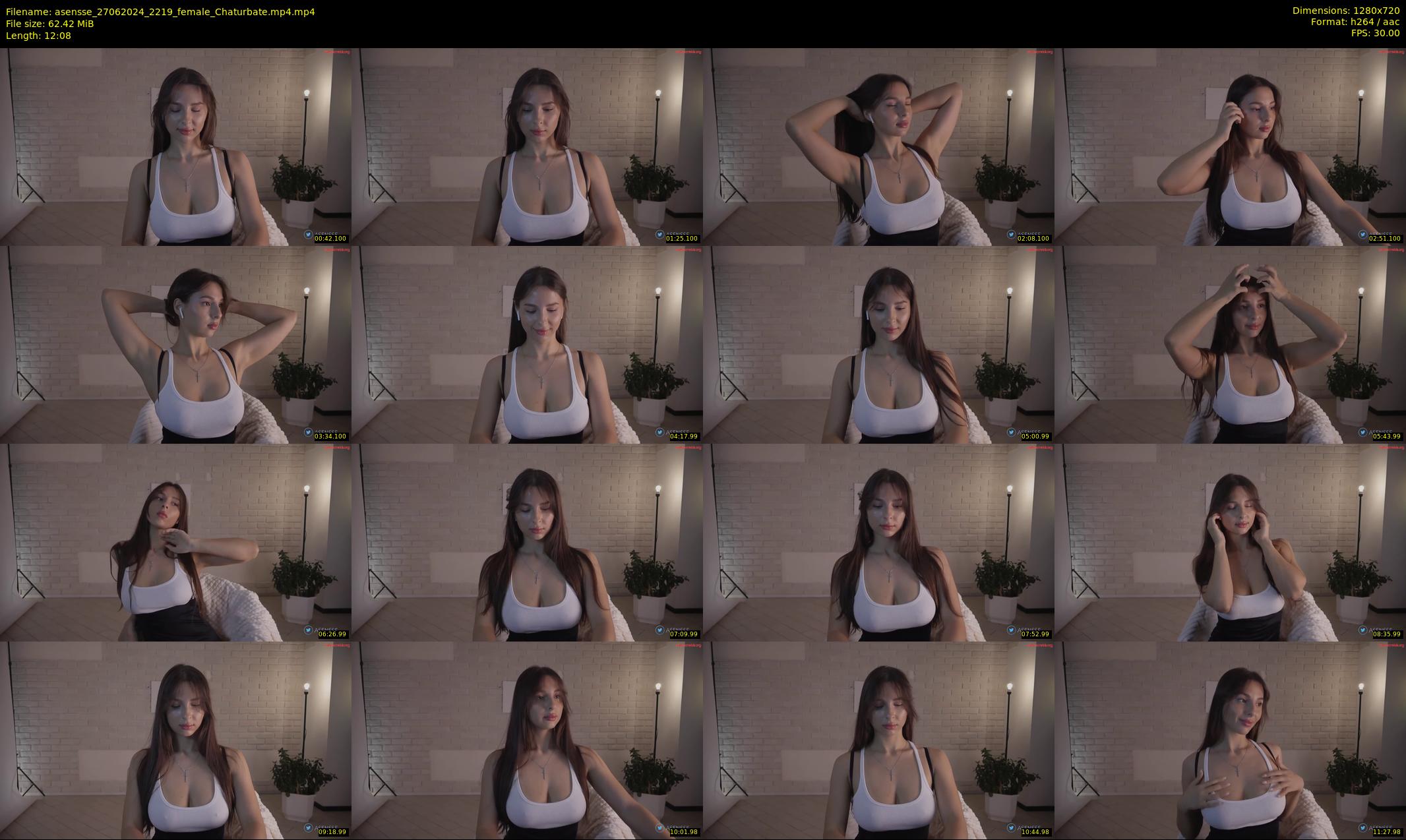 asensse — 13 minute Chaturbate female cam show recording, 720p, Jun 27, 2024