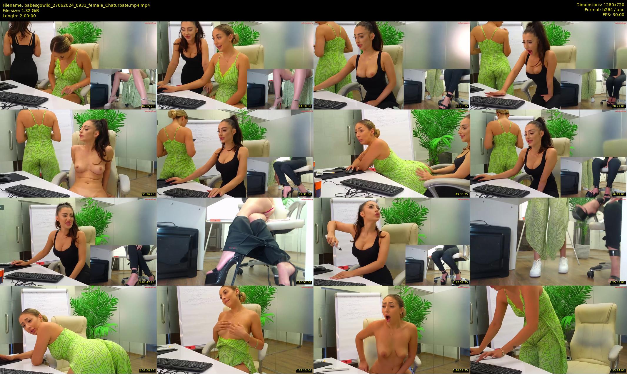 babesgowild — 120 minute Chaturbate couple cam show recording, 720p, Jun 27, 2024