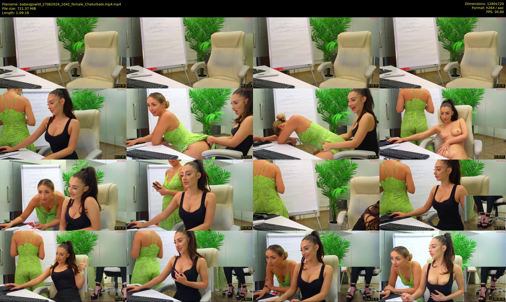 babesgowild — 70 minute Chaturbate couple cam show recording, 720p, Jun 27, 2024