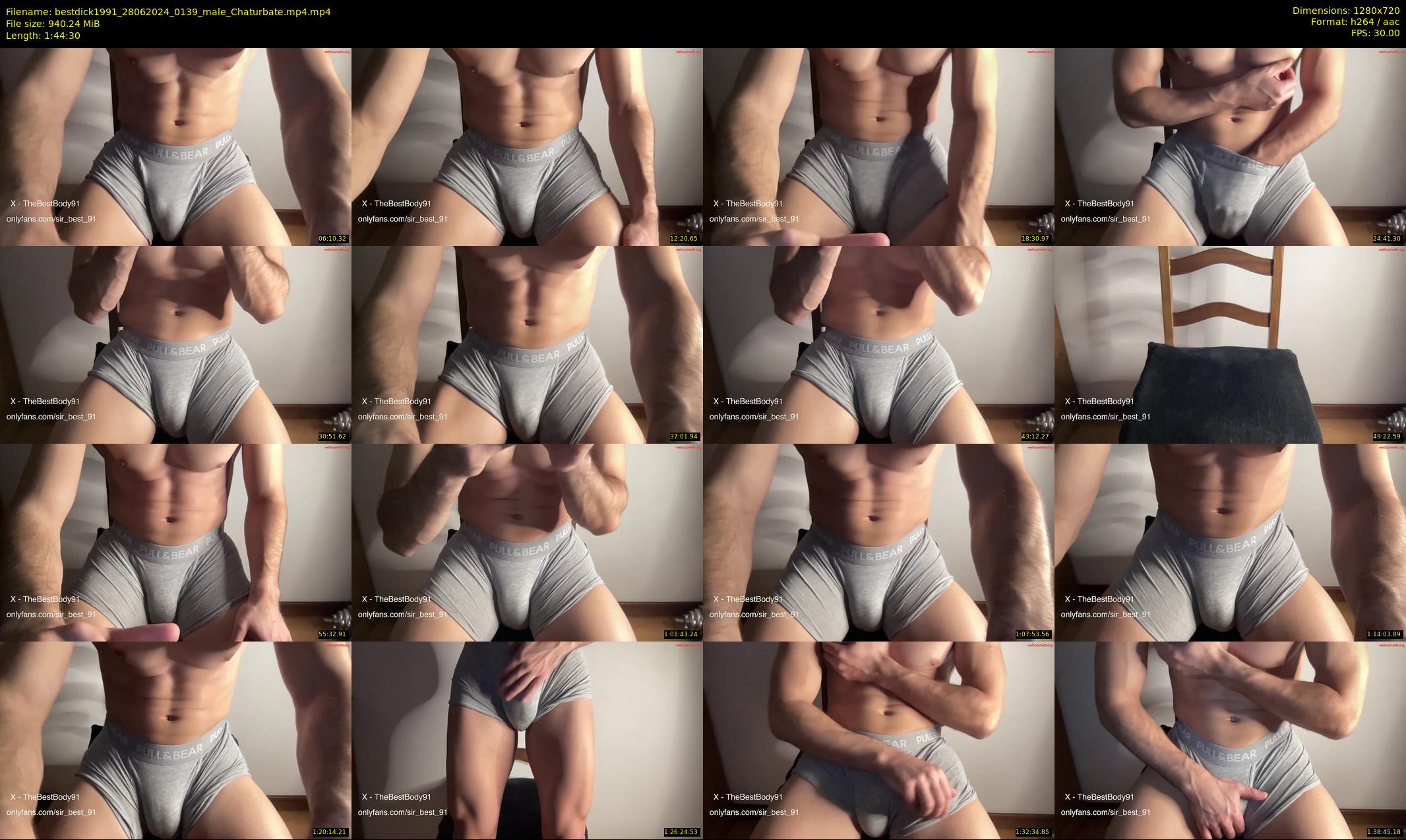 bestdick1991 — 105 minute Chaturbate male cam show recording, 720p, Jun 28, 2024