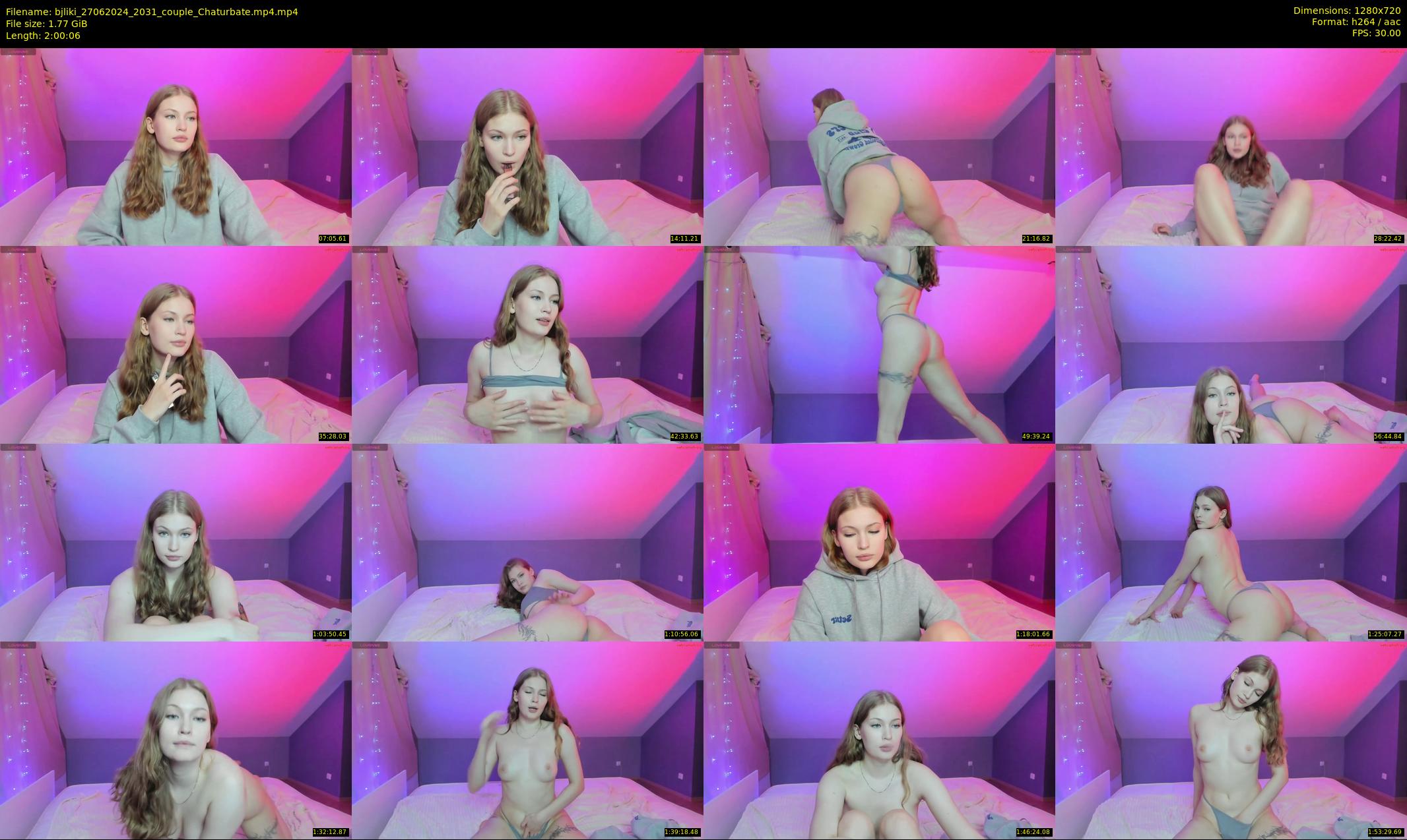 bjliki — 121 minute Chaturbate couple cam show recording, 720p, Jun 27, 2024