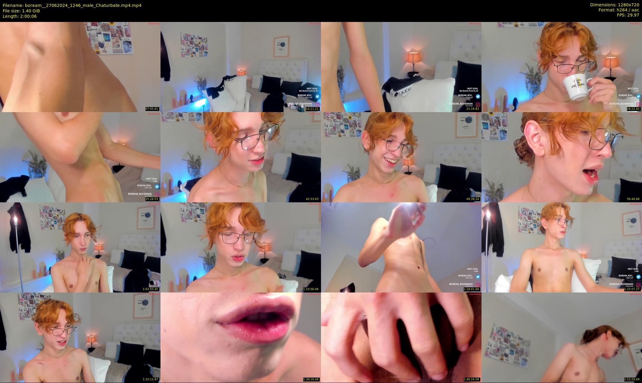 boream_ — 121 minute Chaturbate male cam show recording, 720p, Jun 27, 2024