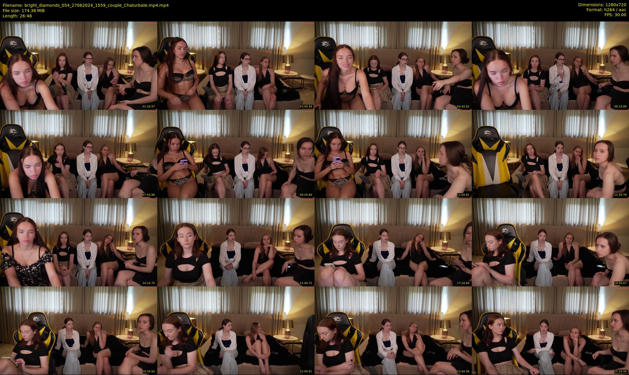 bright_diamonds_054 — 27 minute Chaturbate couple cam show recording, 720p, Jun 27, 2024