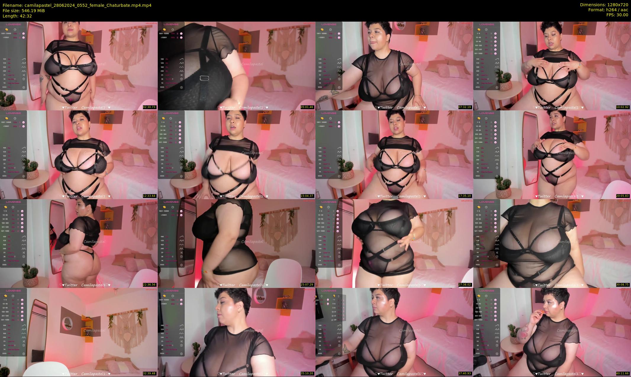 camilapastel — 43 minute Chaturbate female cam show recording, 720p, Jun 28, 2024