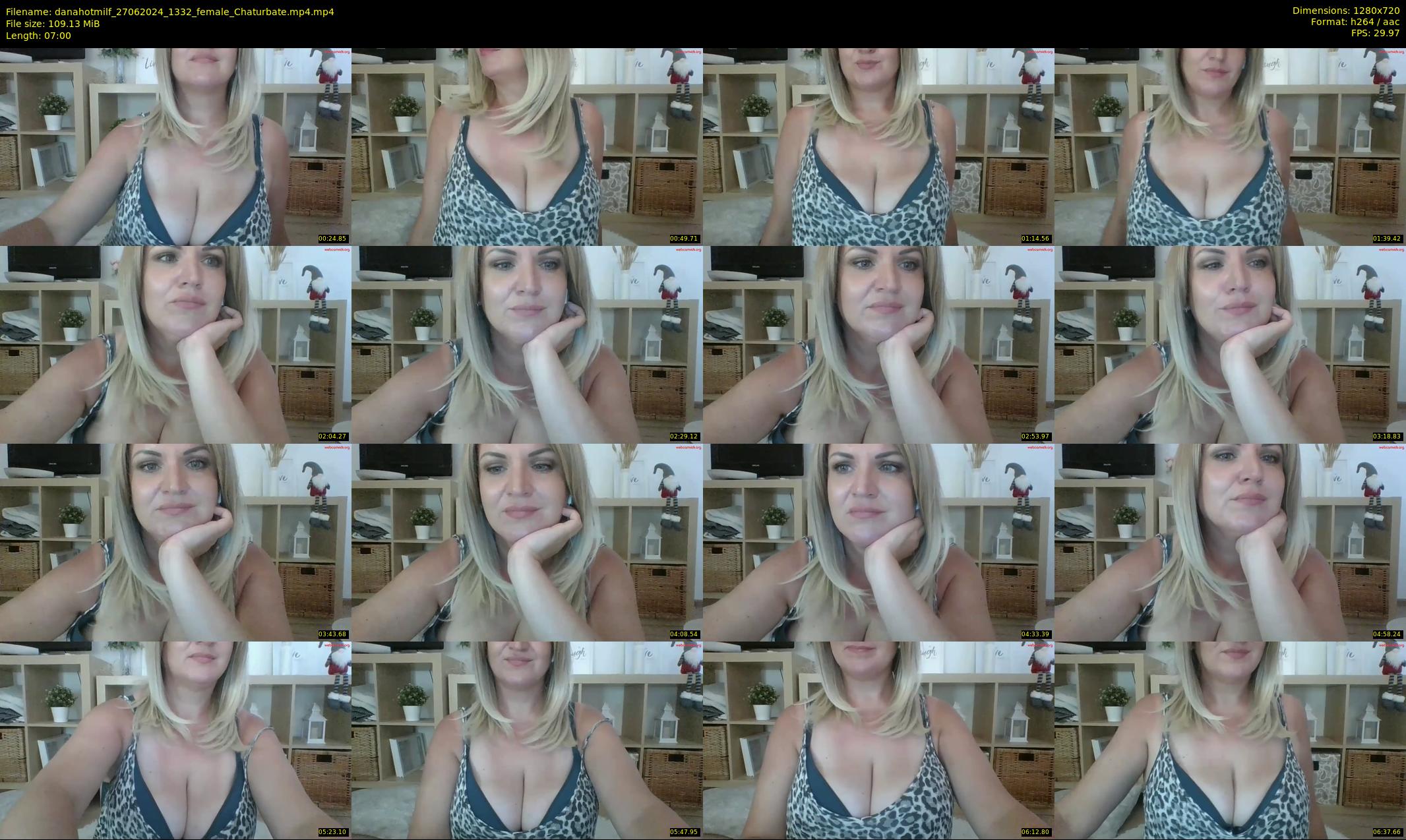 danahotmilf — 7 minute Chaturbate female cam show recording, 720p, Jun 27, 2024