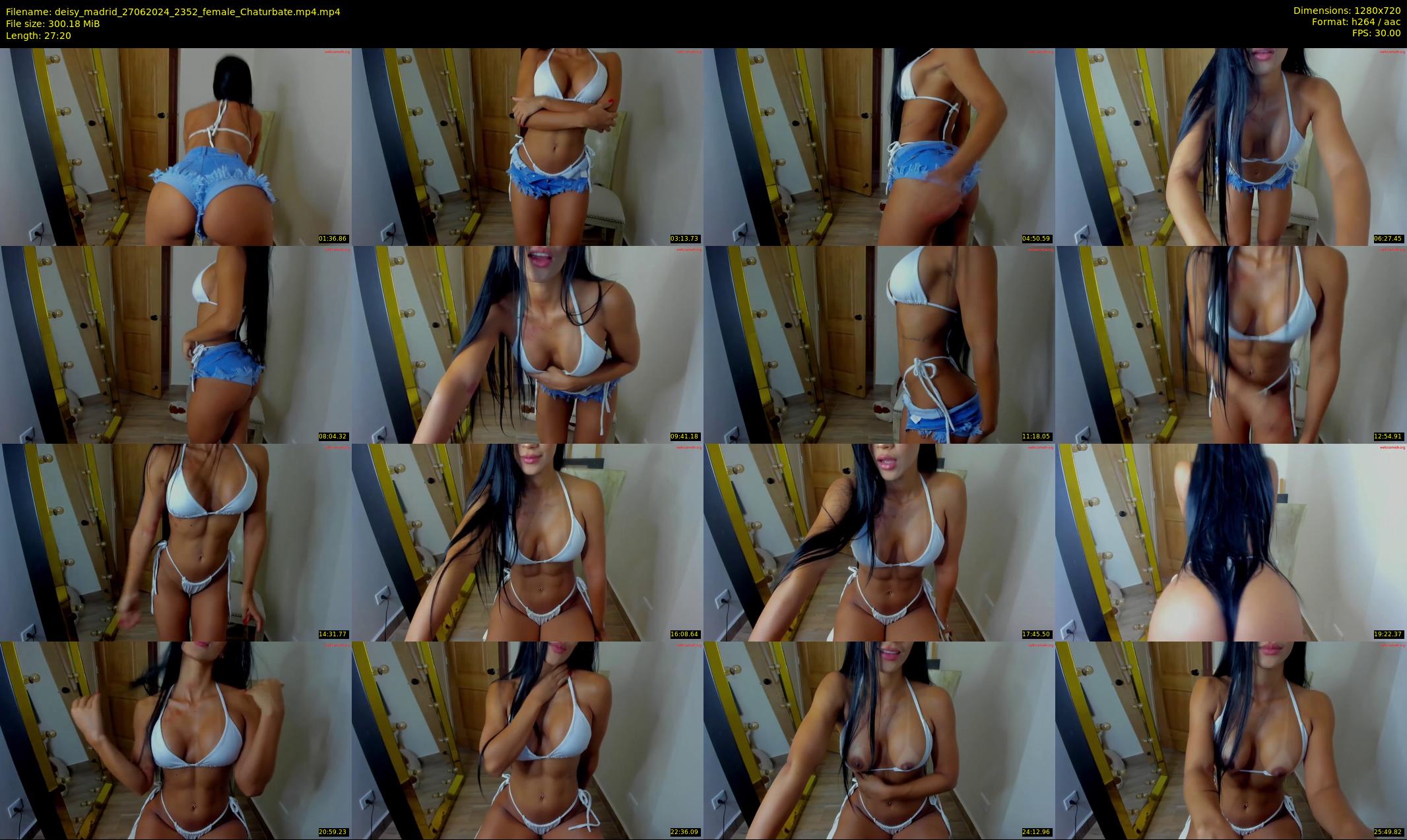 deisy_madrid — 28 minute Chaturbate female cam show recording, 720p, Jun 27, 2024