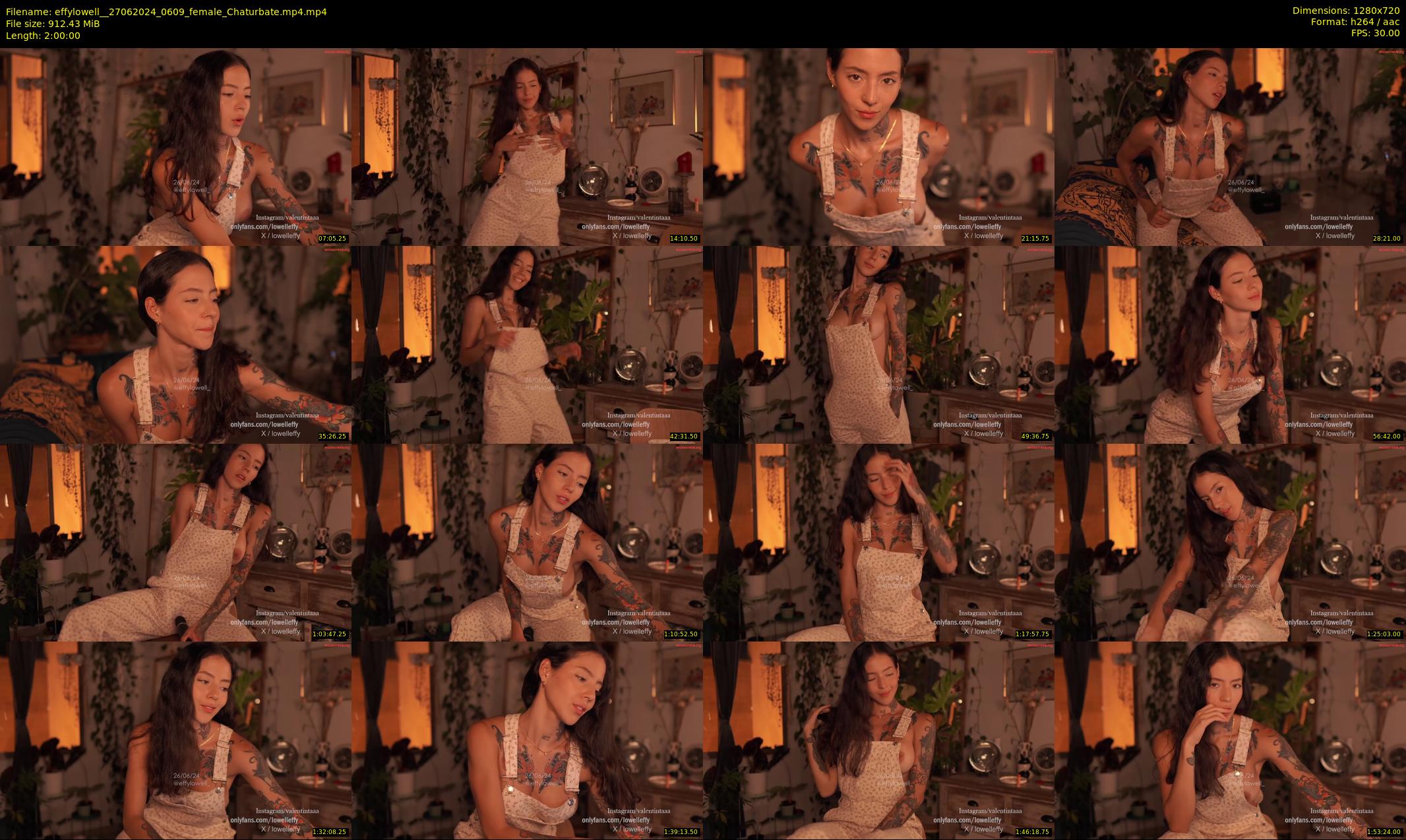 effylowell_ — 120 minute Chaturbate female cam show recording, 720p, Jun 27, 2024