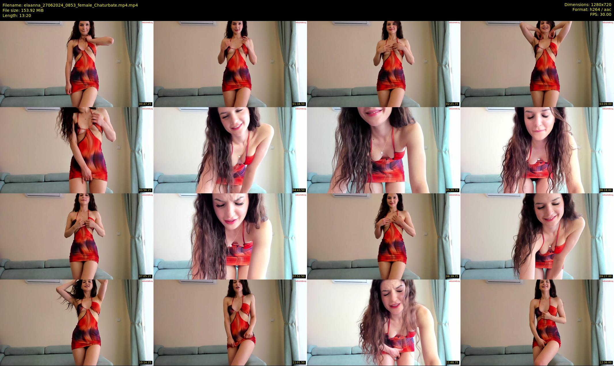 elaanna — 14 minute Chaturbate female cam show recording, 720p, Jun 27, 2024