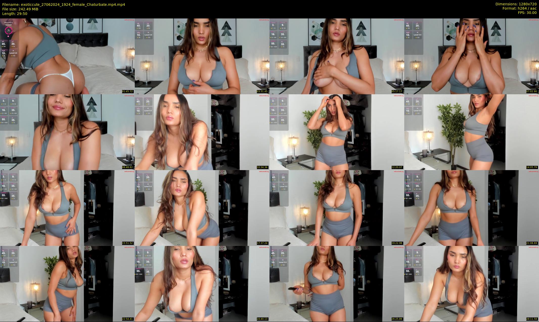 exoticcute — 30 minute Chaturbate female cam show recording, 720p, Jun 27, 2024