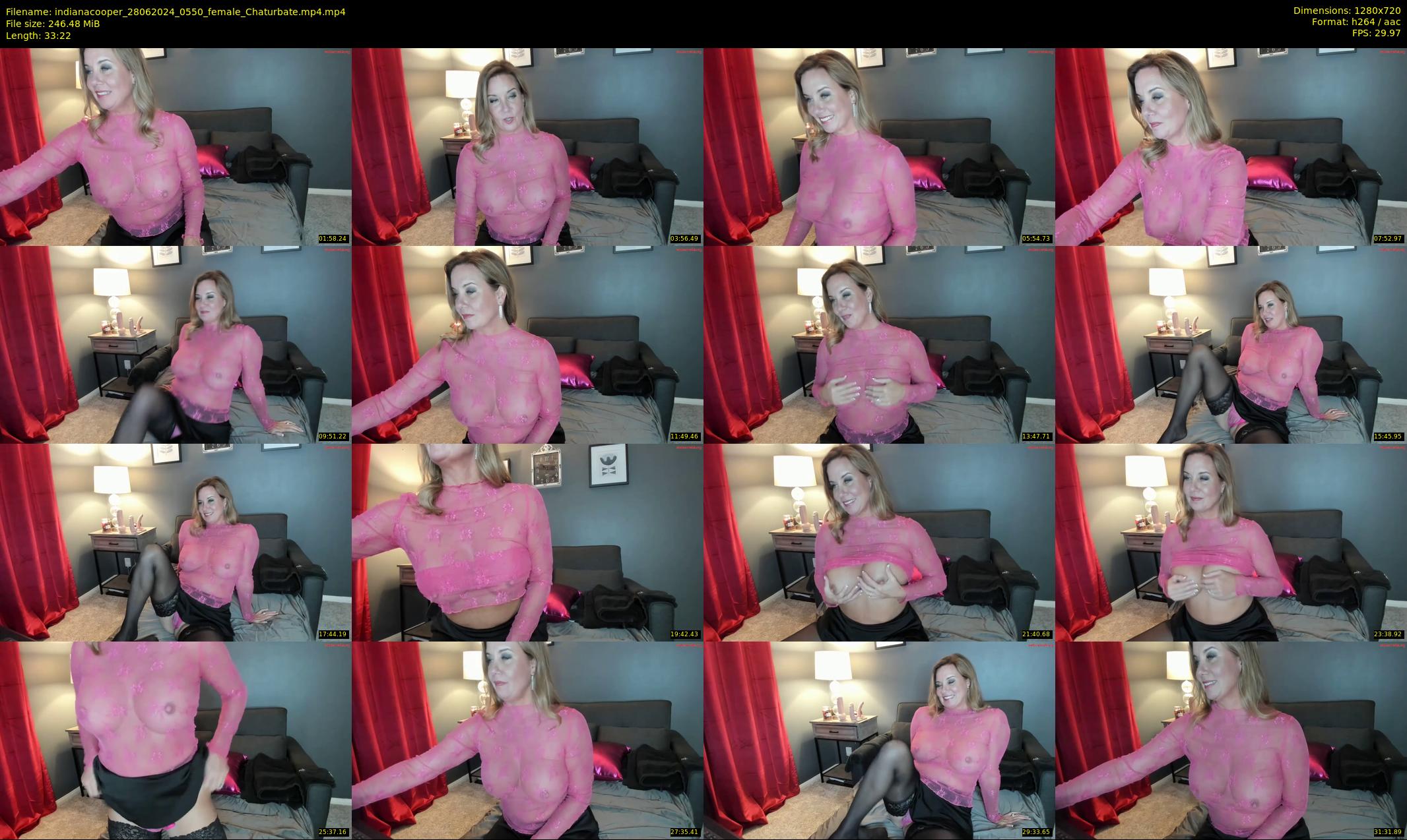 indianacooper — 34 minute Chaturbate female cam show recording, 720p, Jun 28, 2024