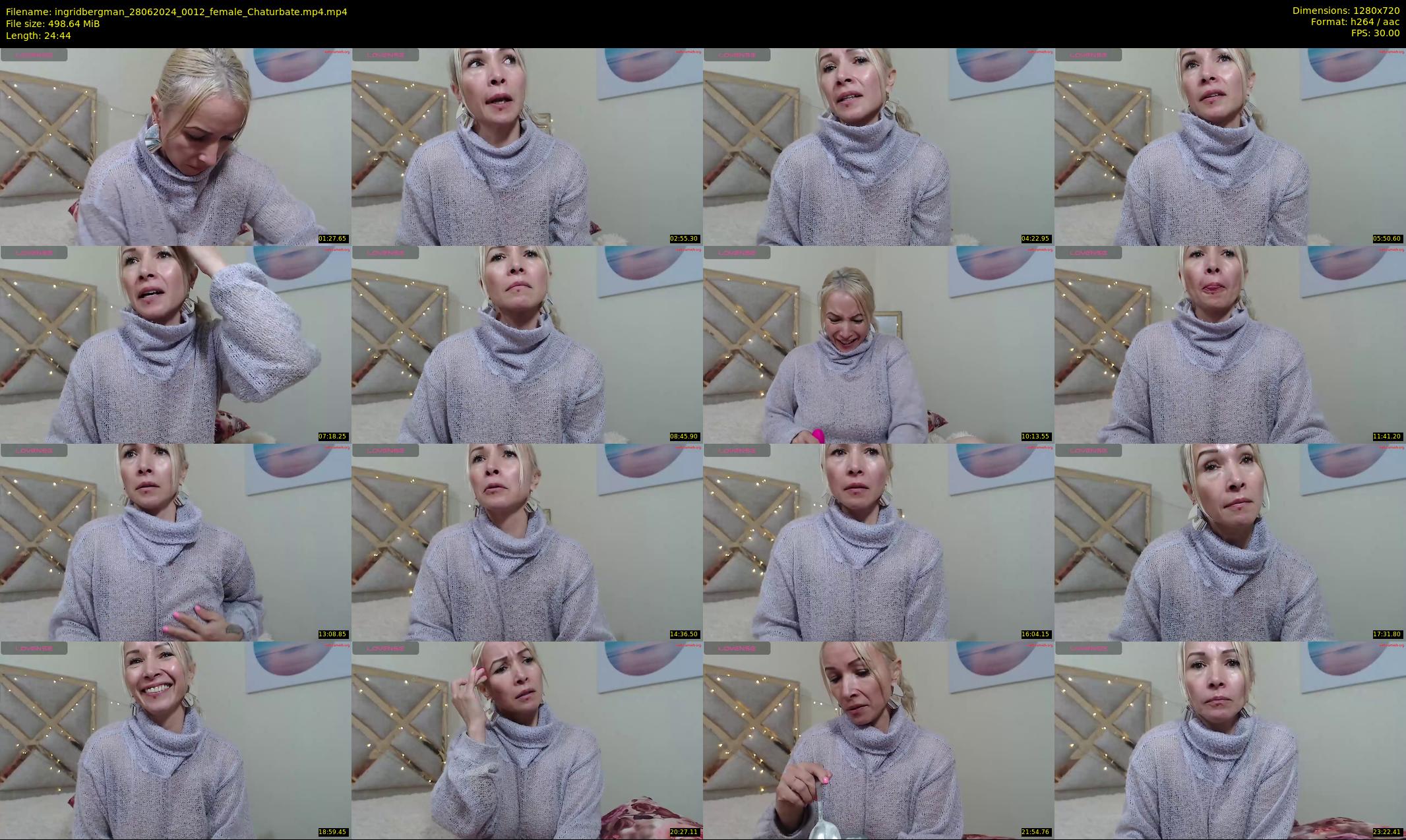 ingridbergman — 25 minute Chaturbate female cam show recording, 720p, Jun 28, 2024