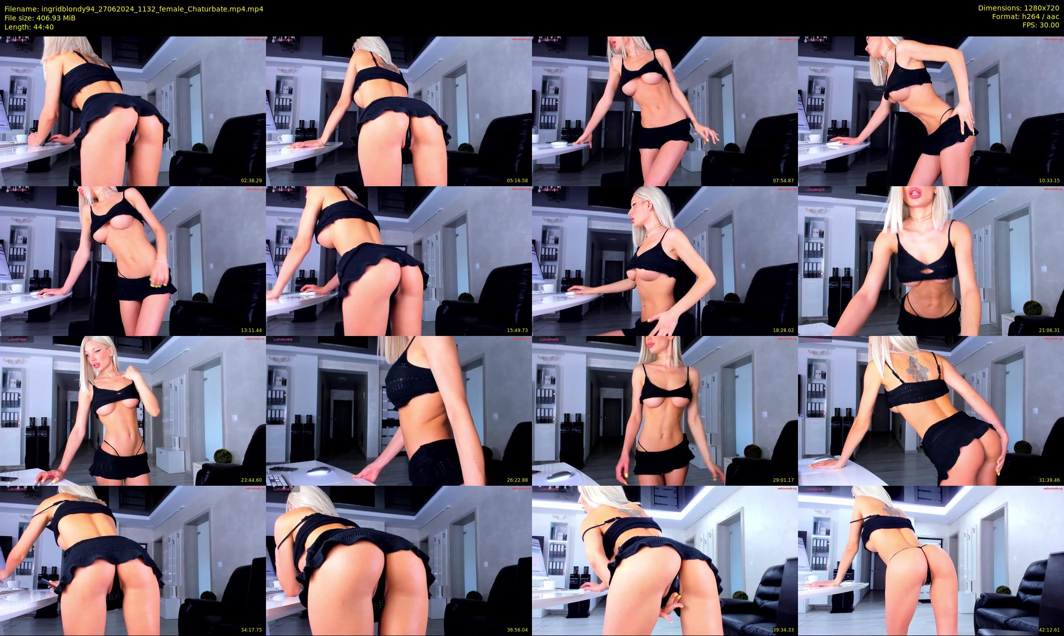 ingridblondy94 — 45 minute Chaturbate female cam show recording, 720p, Jun 27, 2024