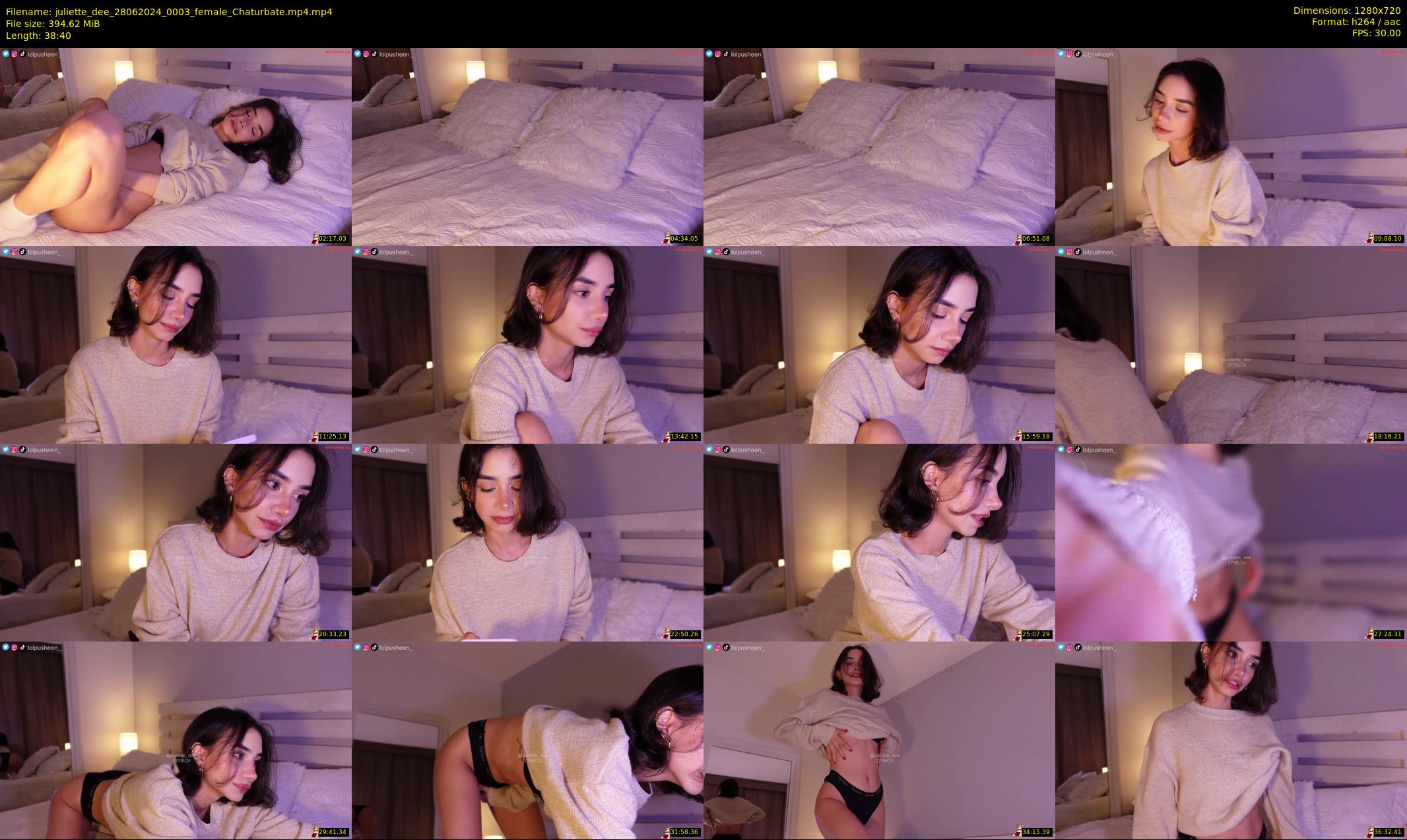 juliette_dee — 39 minute Chaturbate female cam show recording, 720p, Jun 28, 2024