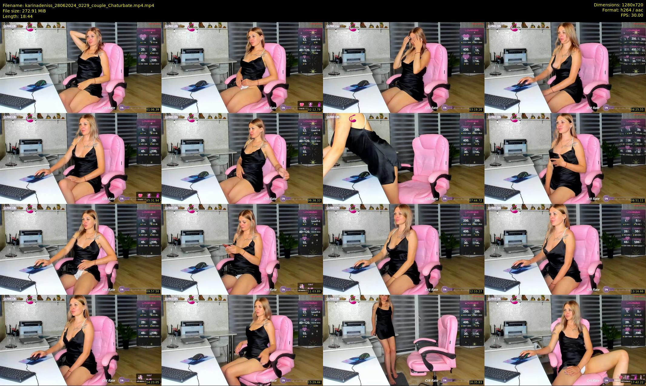 karinadeniss — 19 minute Chaturbate couple cam show recording, 720p, Jun 28, 2024