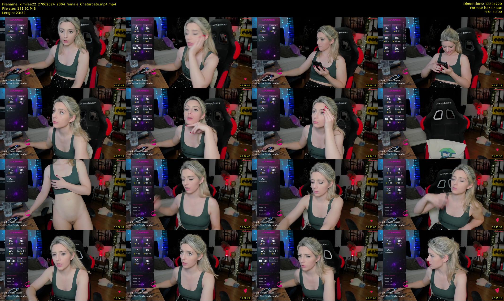 kimilee22 — 24 minute Chaturbate female cam show recording, 720p, Jun 27, 2024