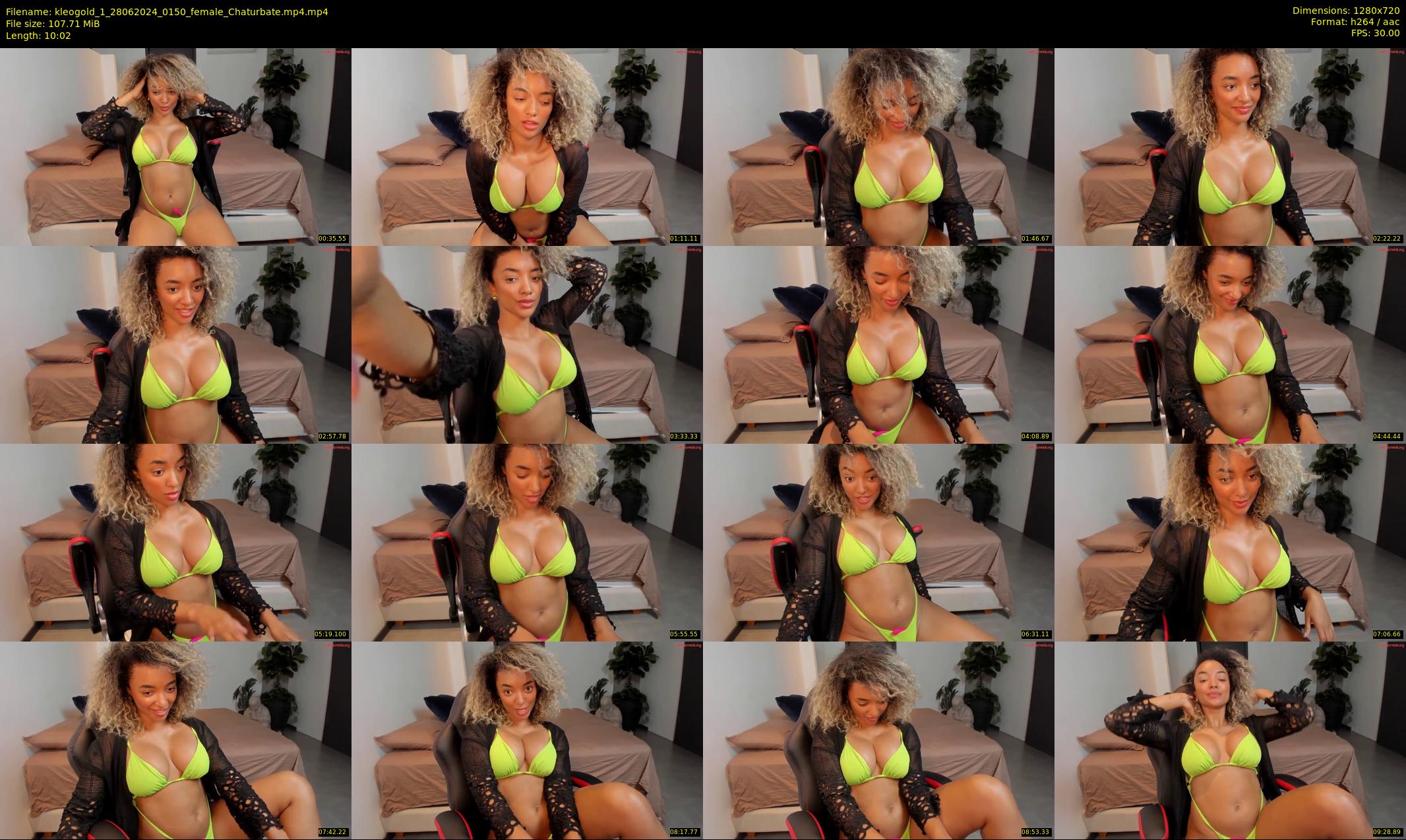 kleogold_1 — 11 minute Chaturbate female cam show recording, 720p, Jun 28, 2024