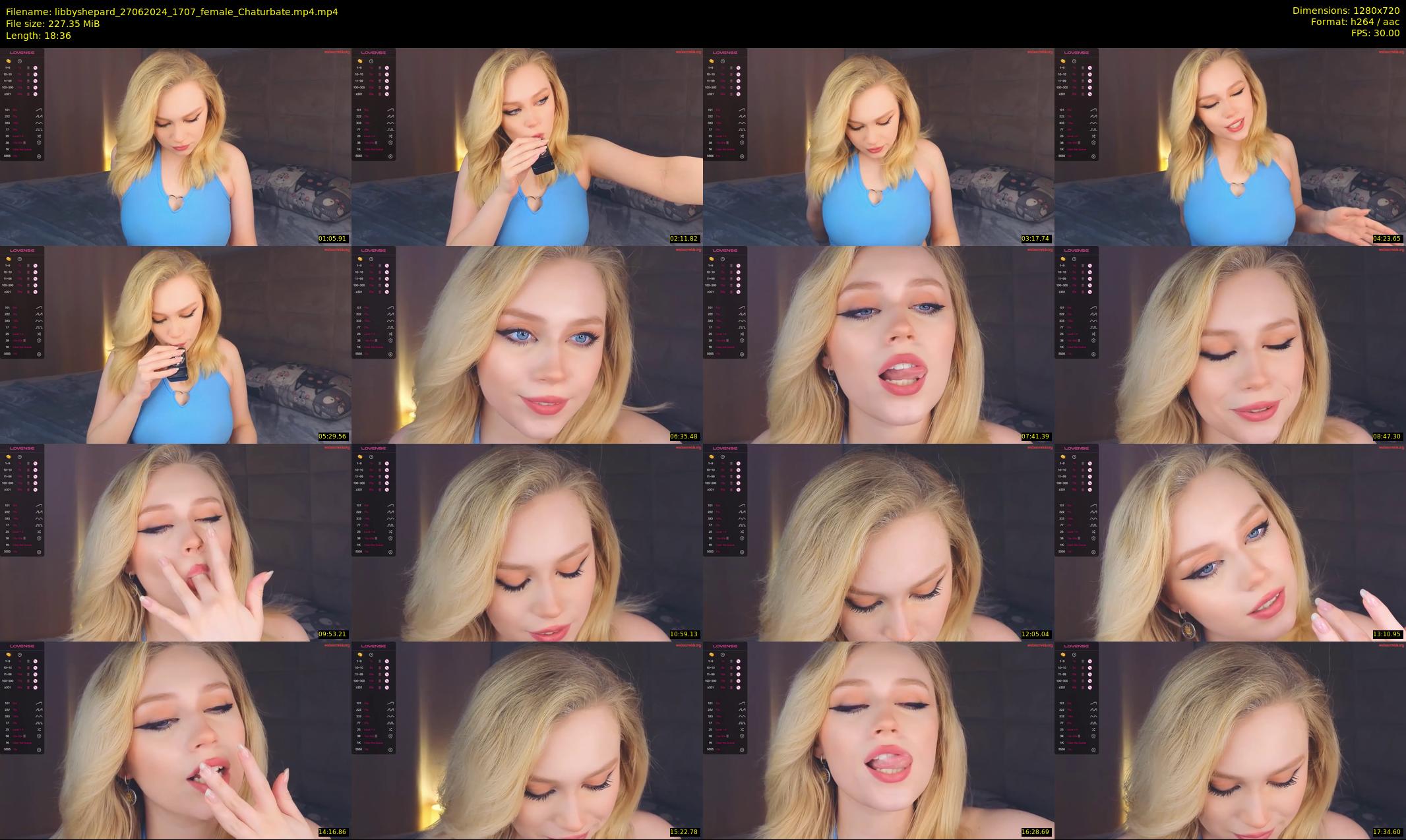 libbyshepard — 19 minute Chaturbate female cam show recording, 720p, Jun 27, 2024