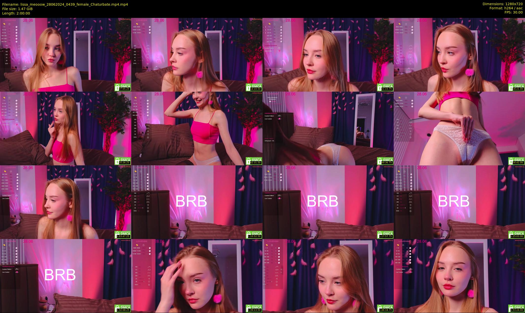 lissa_meooow — 120 minute Chaturbate female cam show recording, 720p, Jun 28, 2024