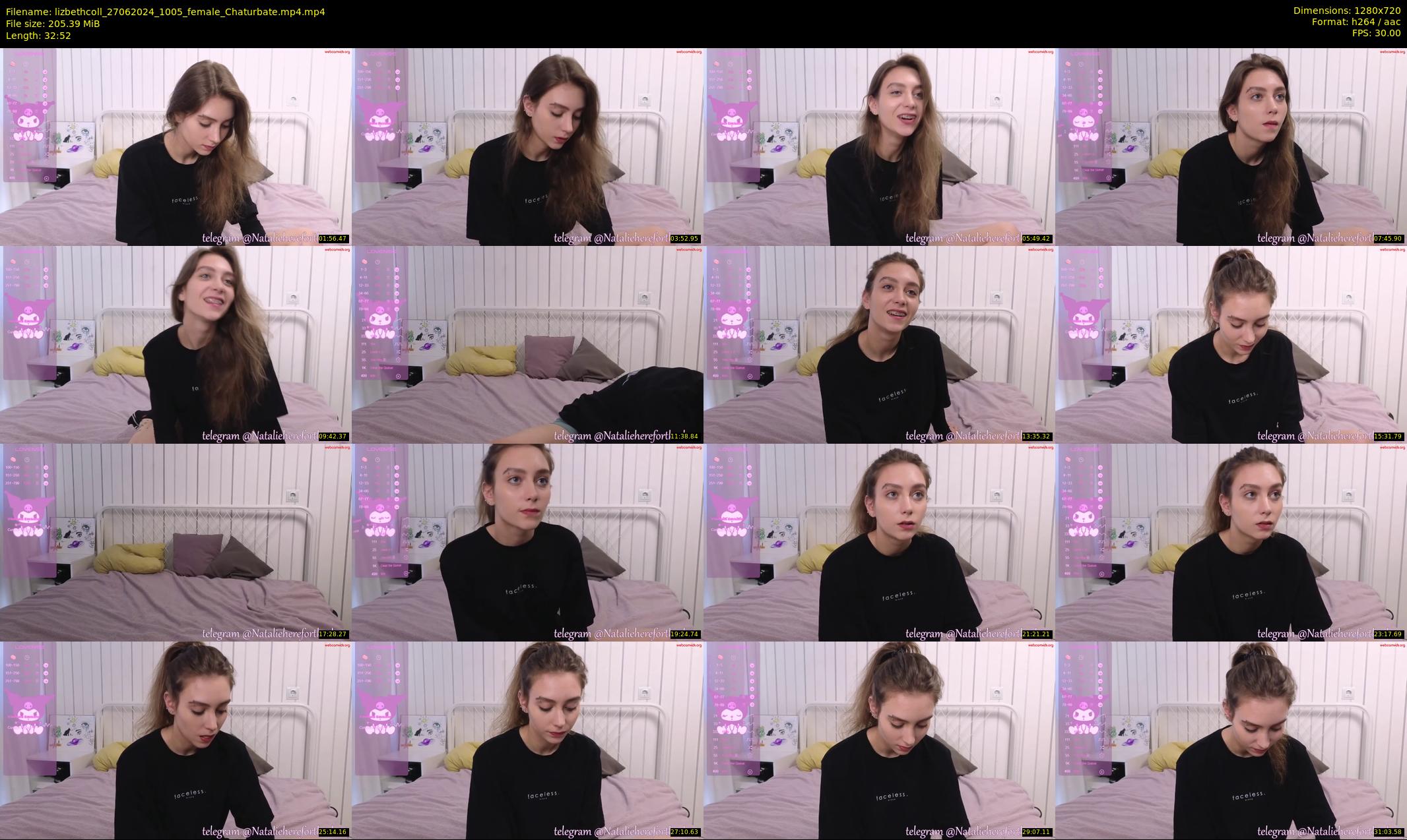 lizbethcoll — 33 minute Chaturbate female cam show recording, 720p, Jun 27, 2024