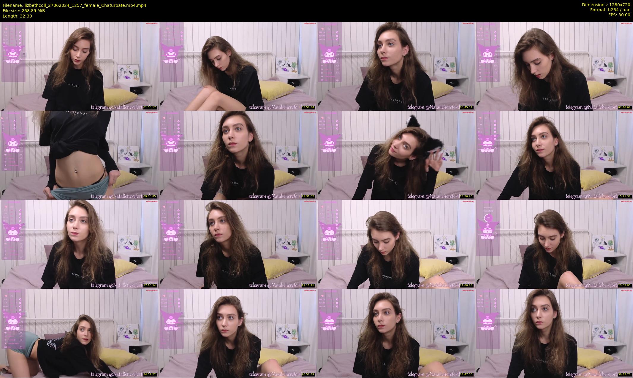 lizbethcoll — 33 minute Chaturbate female cam show recording, 720p, Jun 27, 2024