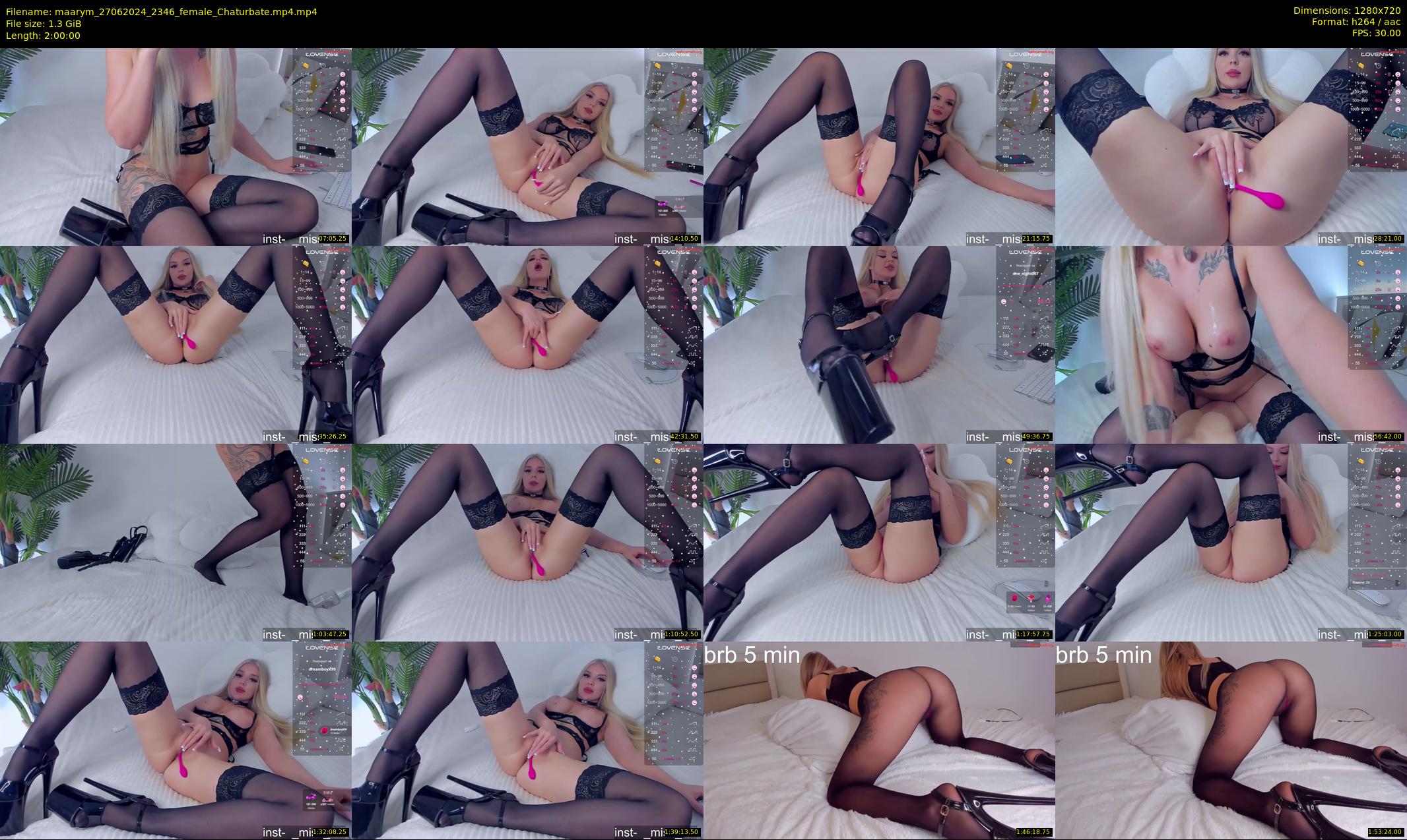 maarym — 120 minute Chaturbate couple cam show recording, 720p, Jun 27, 2024