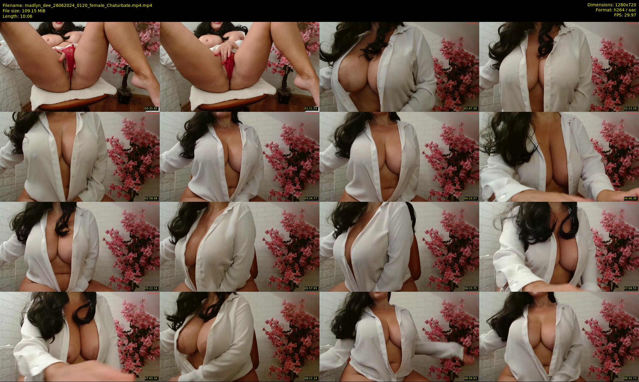 madlyn_dee — 11 minute Chaturbate female cam show recording, 720p, Jun 28, 2024