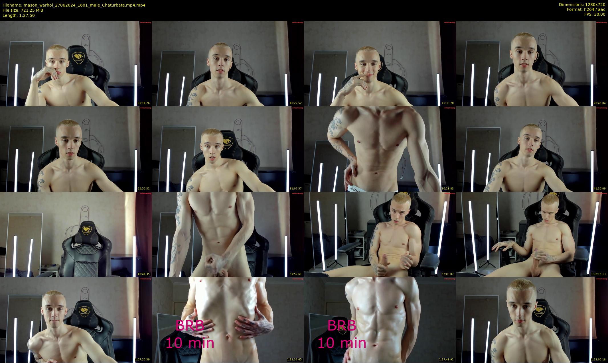 mason_warhol — 88 minute Chaturbate male cam show recording, 720p, Jun 27, 2024