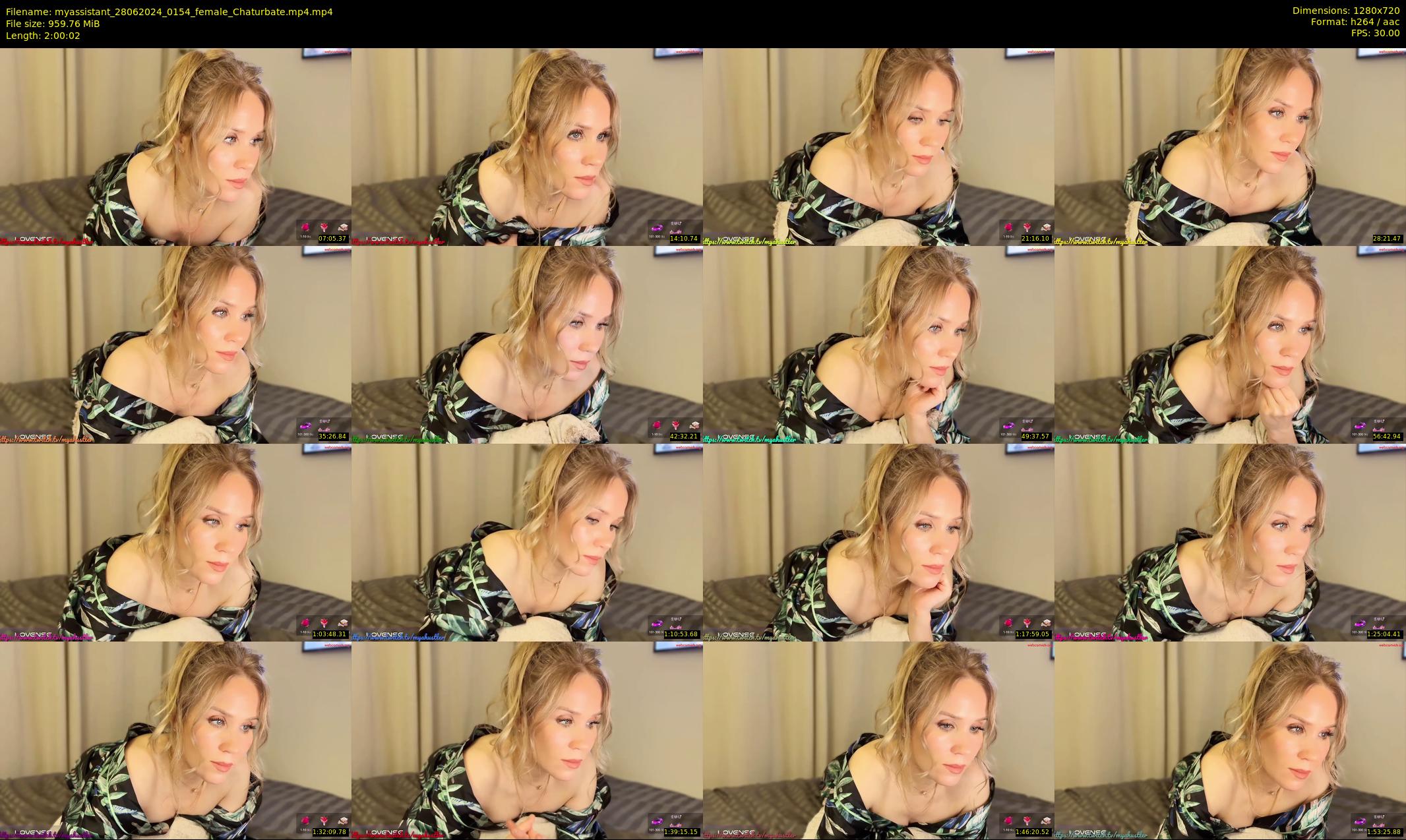 myassistant — 121 minute Chaturbate female cam show recording, 720p, Jun 28, 2024