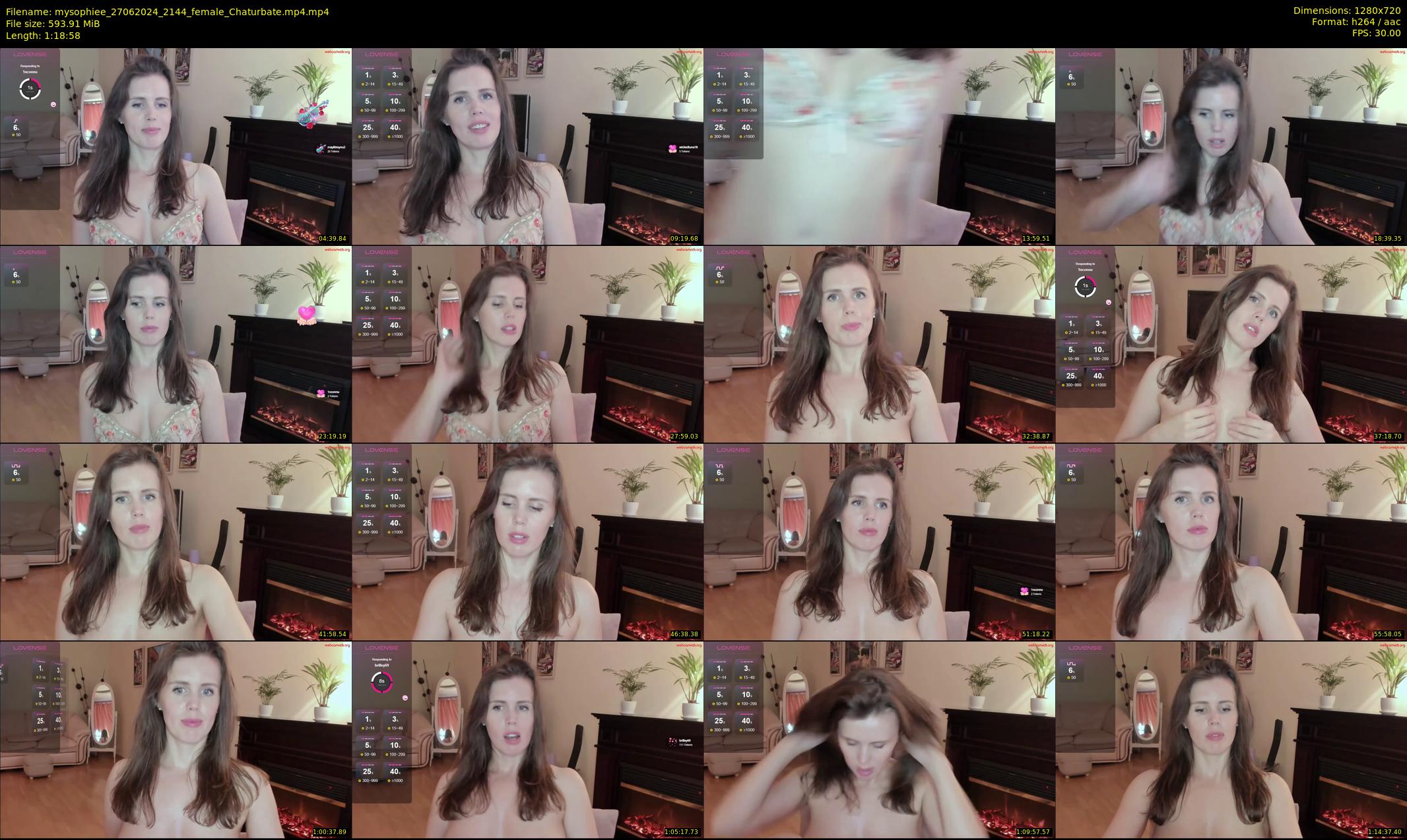 mysophiee — 79 minute Chaturbate female cam show recording, 720p, Jun 27, 2024