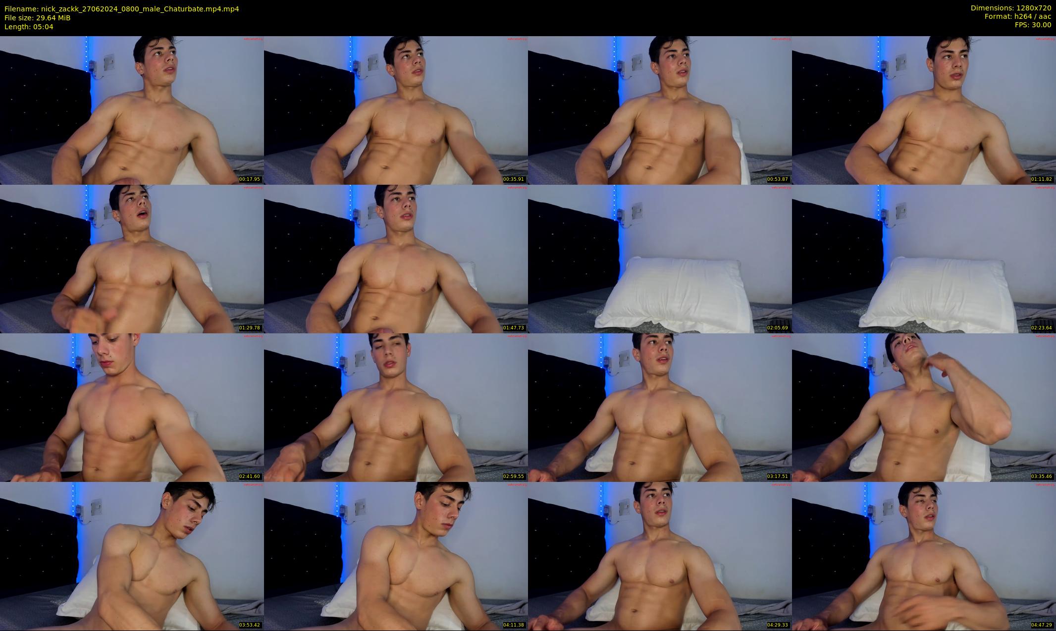 nick_zackk — 6 minute Chaturbate male cam show recording, 720p, Jun 27, 2024