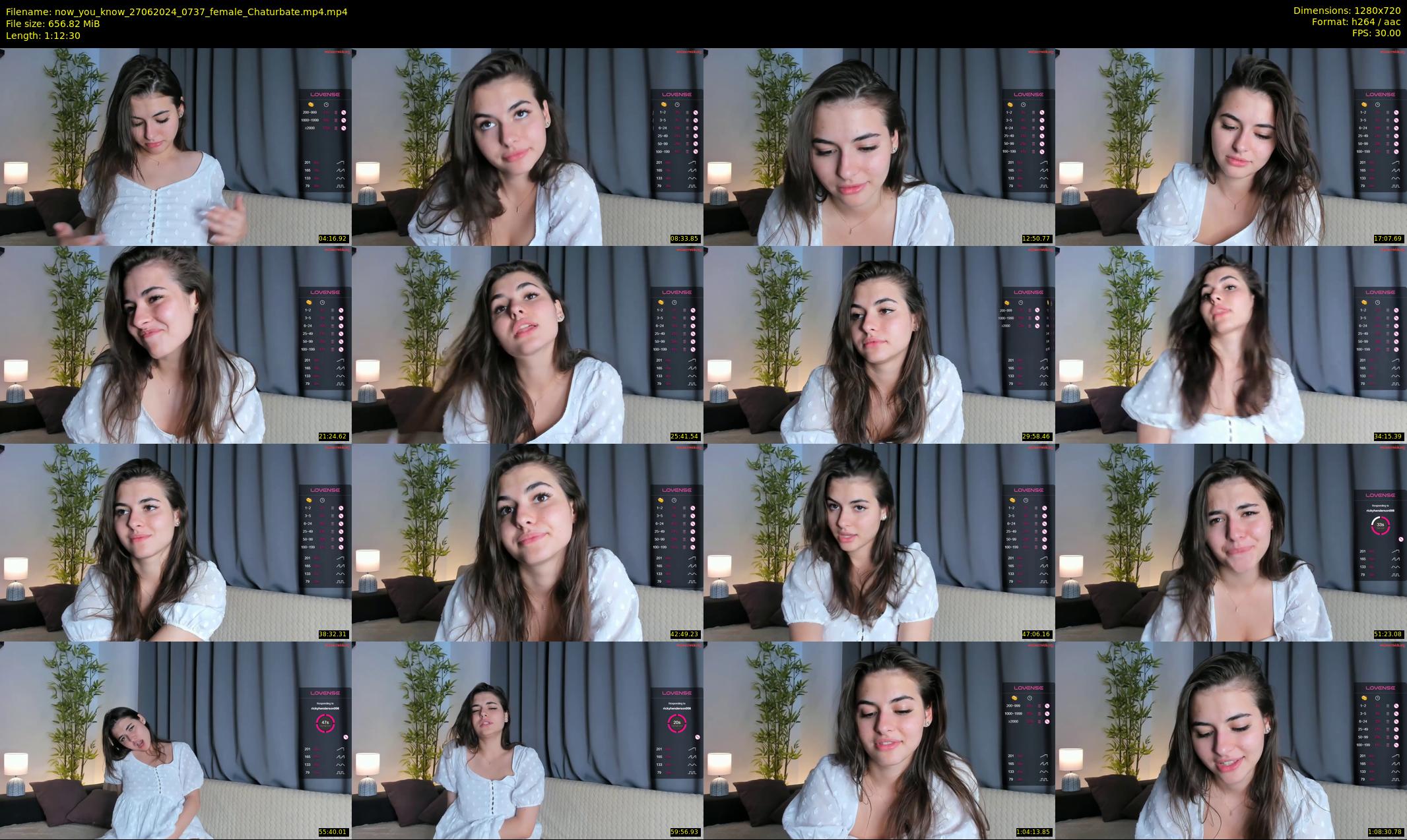 now_you_know — 73 minute Chaturbate female cam show recording, 720p, Jun 27, 2024