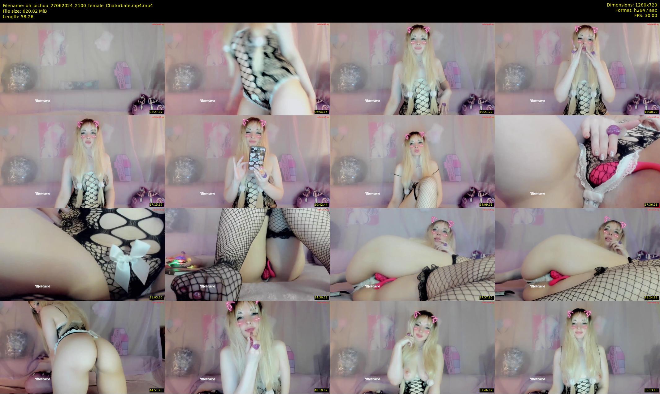 oh_pichuu — 59 minute Chaturbate female cam show recording, 720p, Jun 27, 2024
