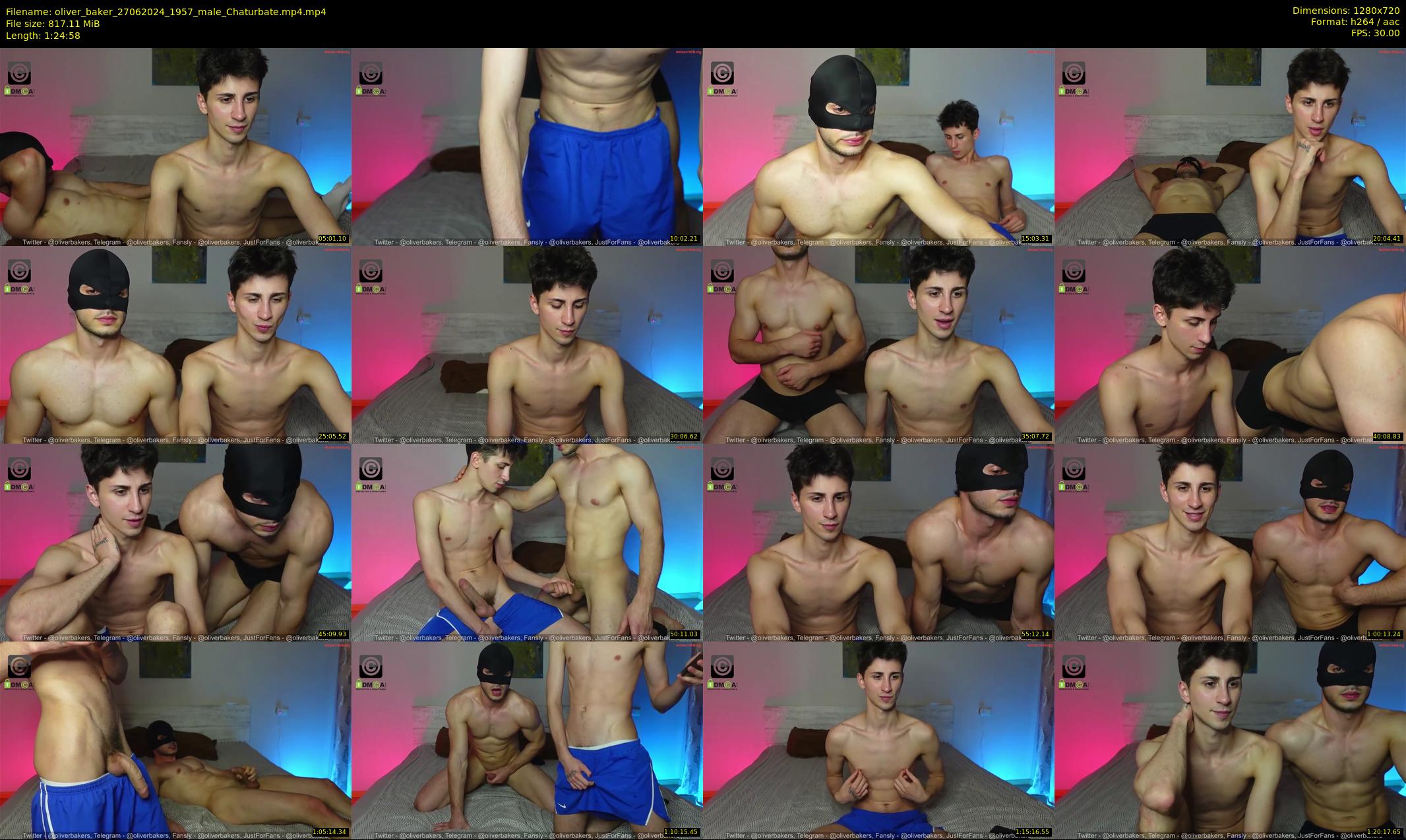 oliver_baker — 85 minute Chaturbate male cam show recording, 720p, Jun 27, 2024