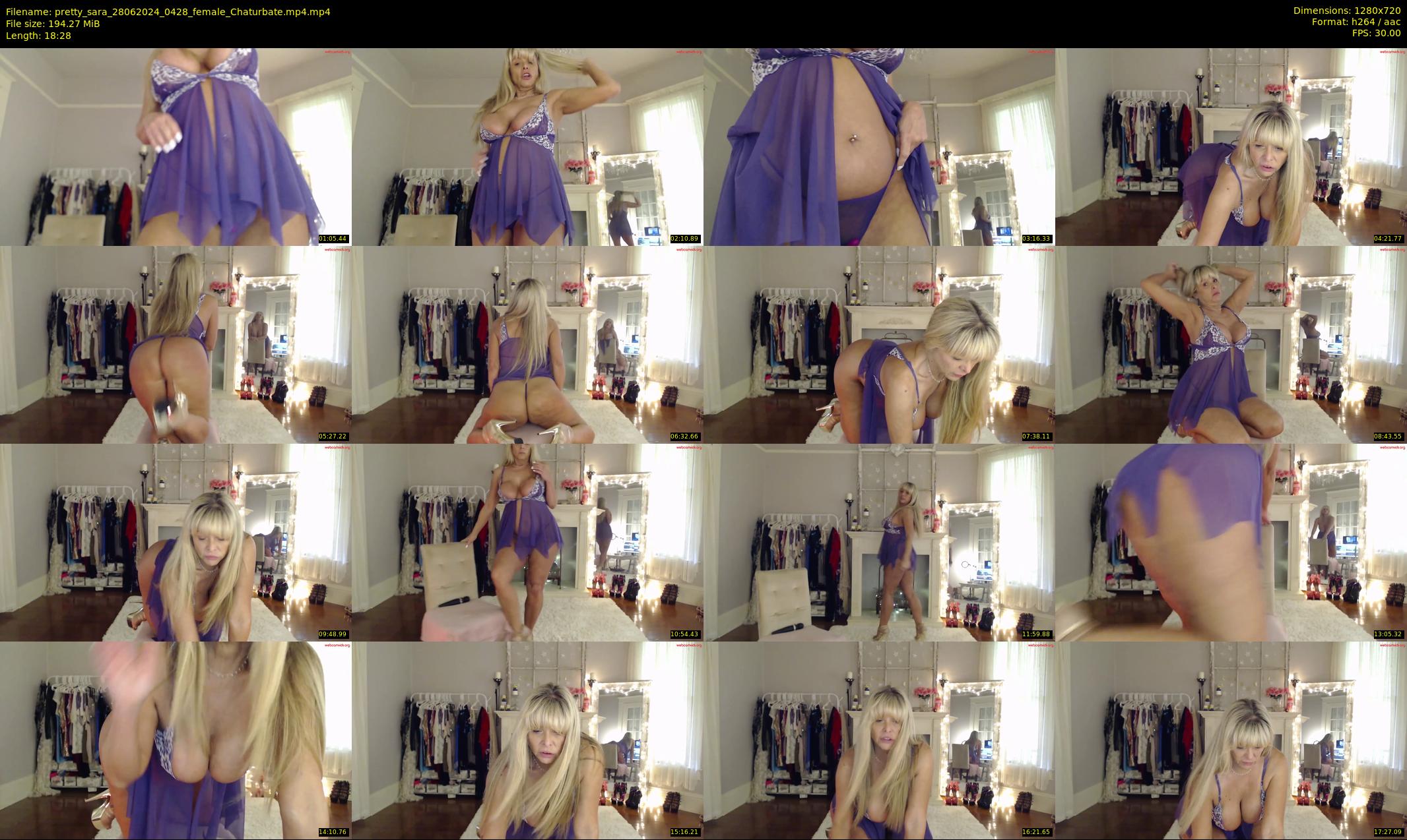 pretty_sara — 19 minute Chaturbate female cam show recording, 720p, Jun 28, 2024