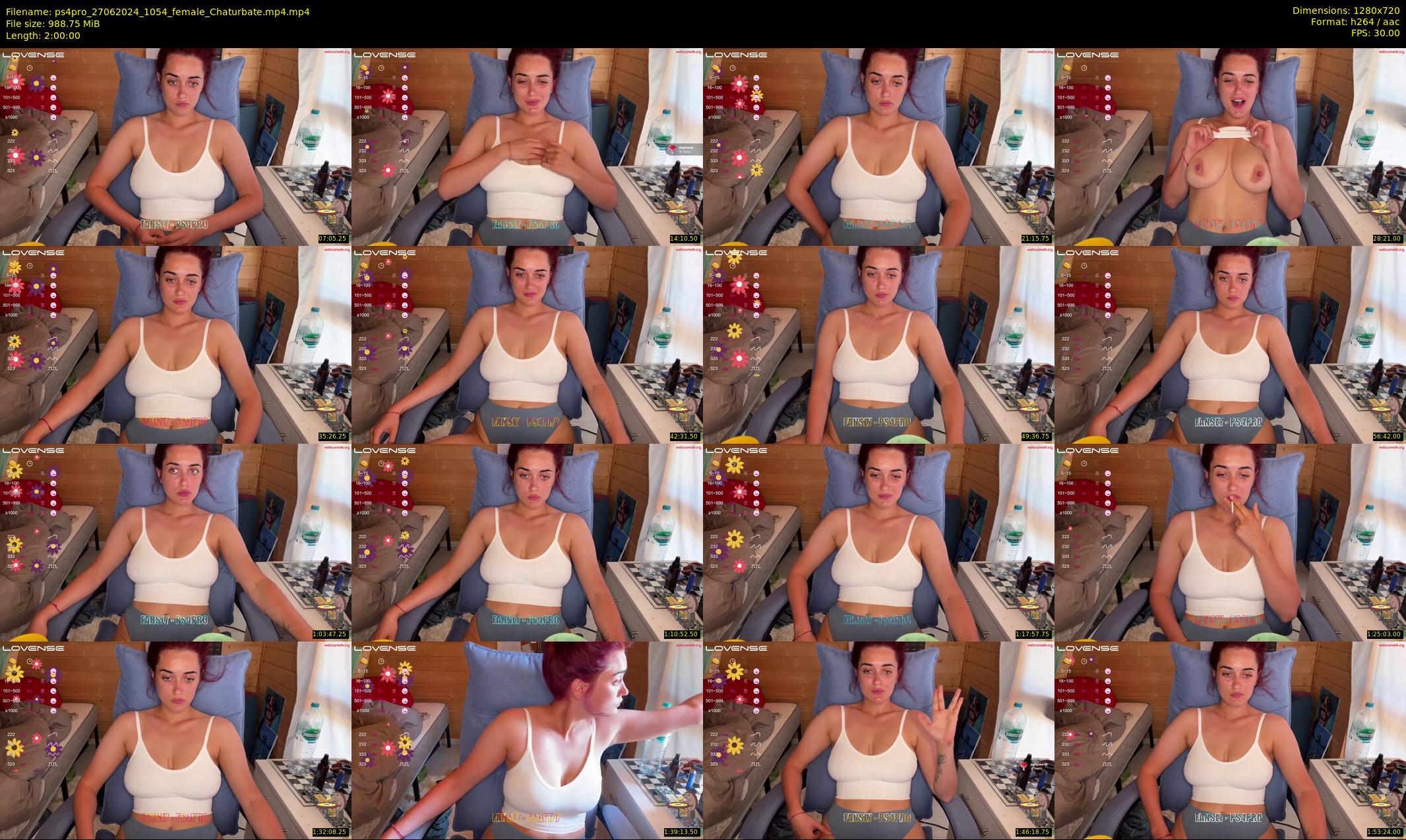 ps4pro — 120 minute Chaturbate female cam show recording, 720p, Jun 27, 2024