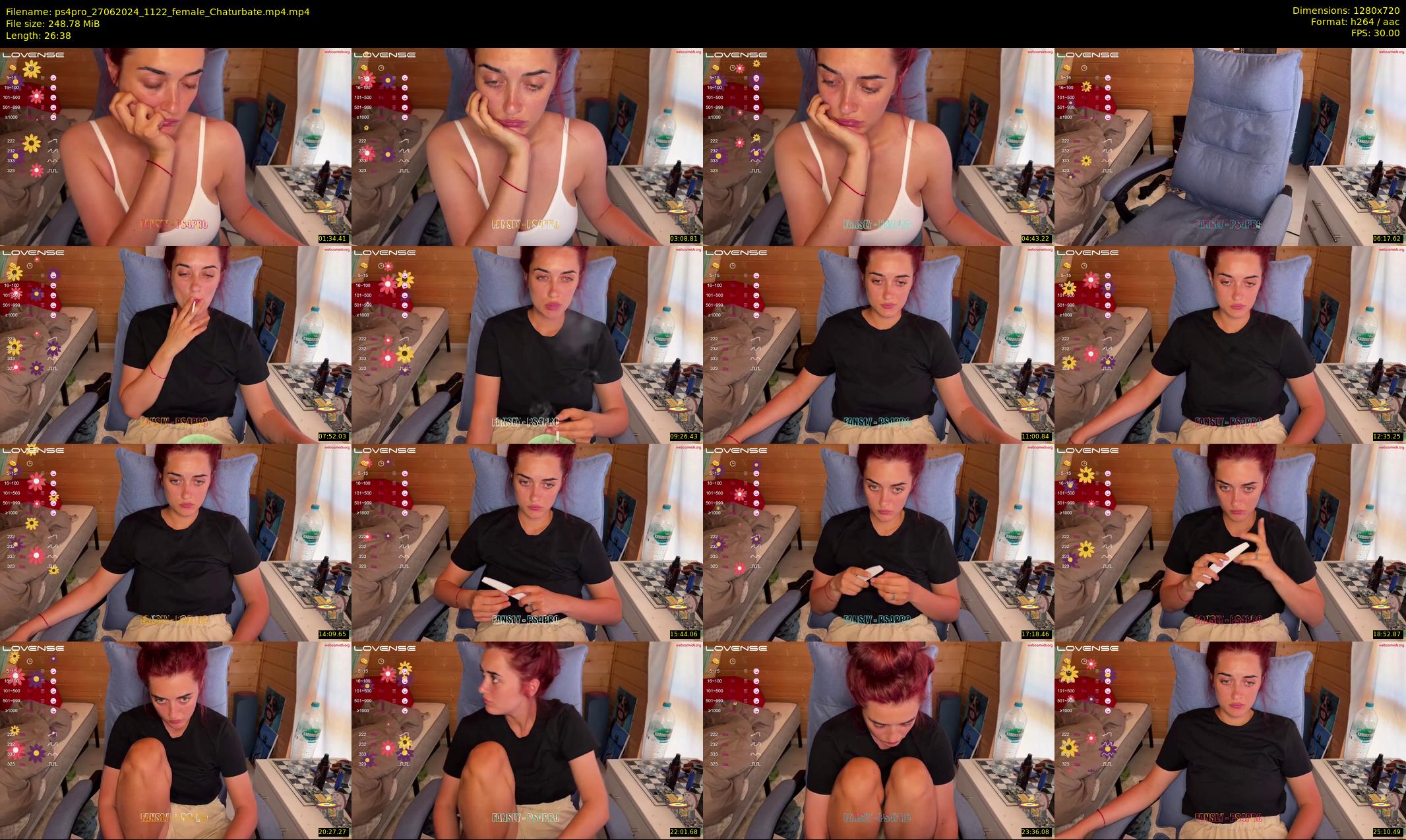 ps4pro — 27 minute Chaturbate female cam show recording, 720p, Jun 27, 2024