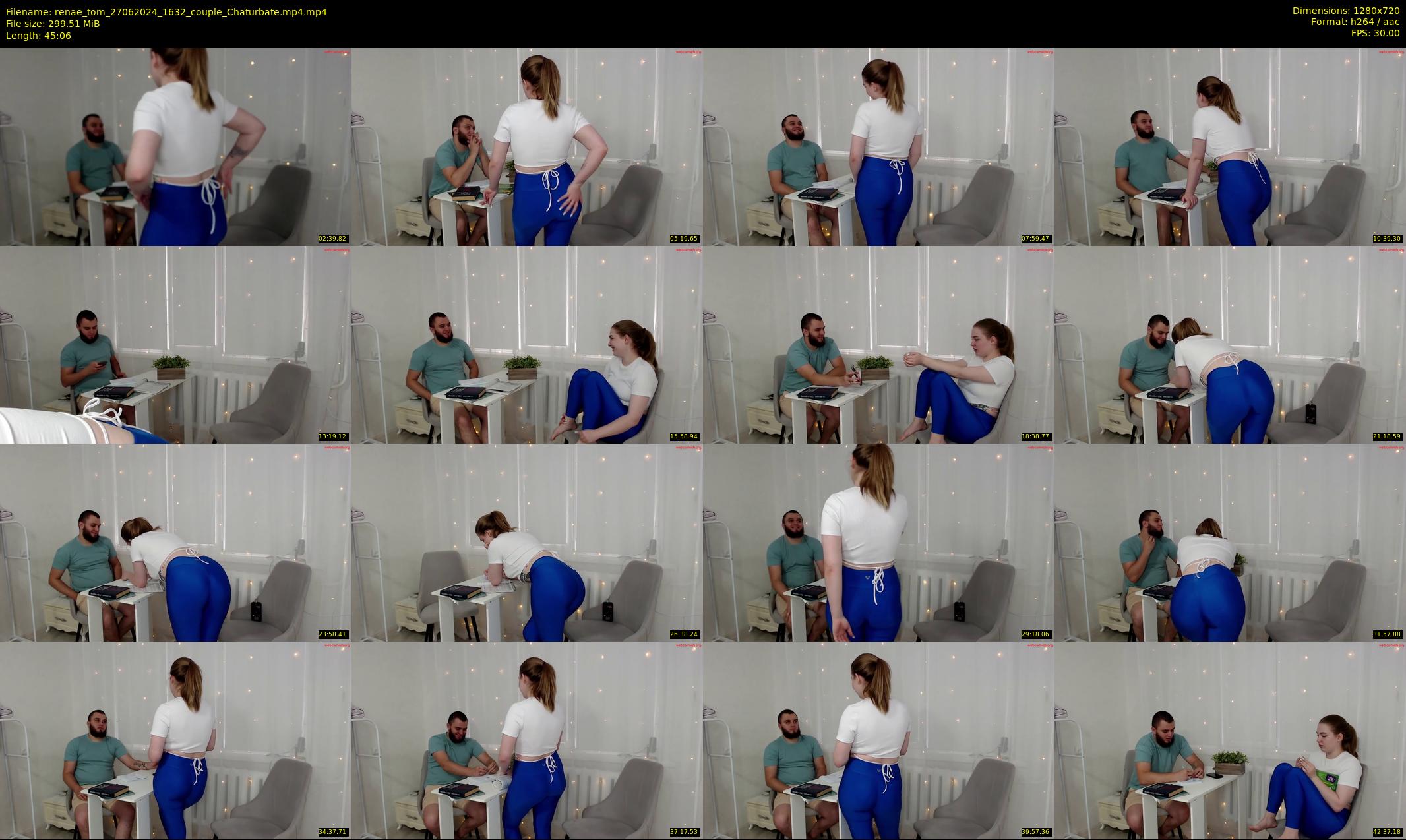 renae_tom — 46 minute Chaturbate couple cam show recording, 720p, Jun 27, 2024