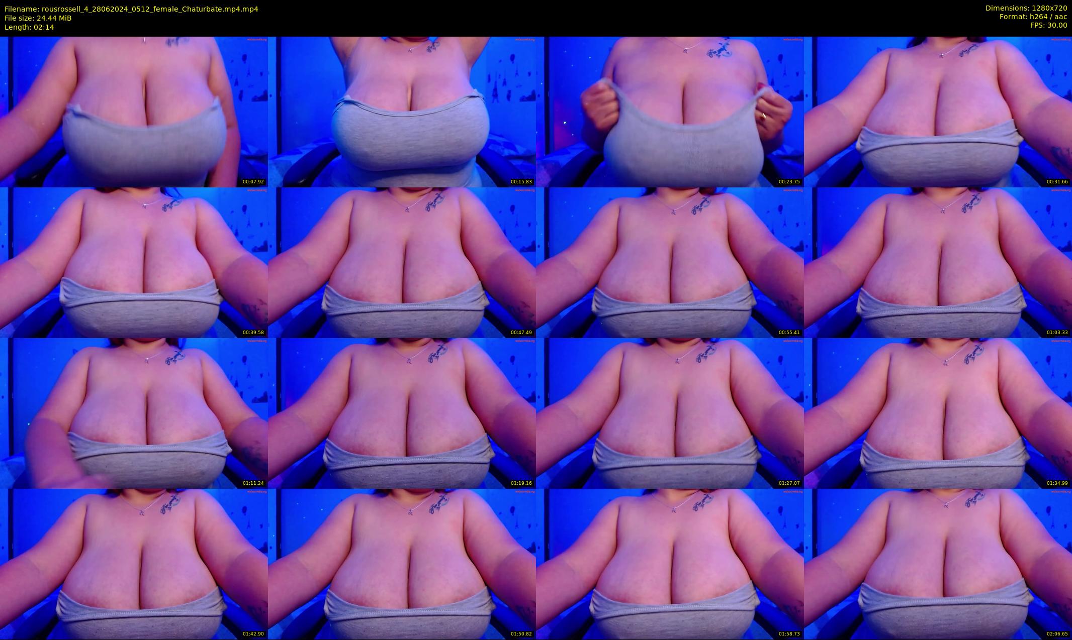 rousrossell_4 — 3 minute Chaturbate female cam show recording, 720p, Jun 28, 2024