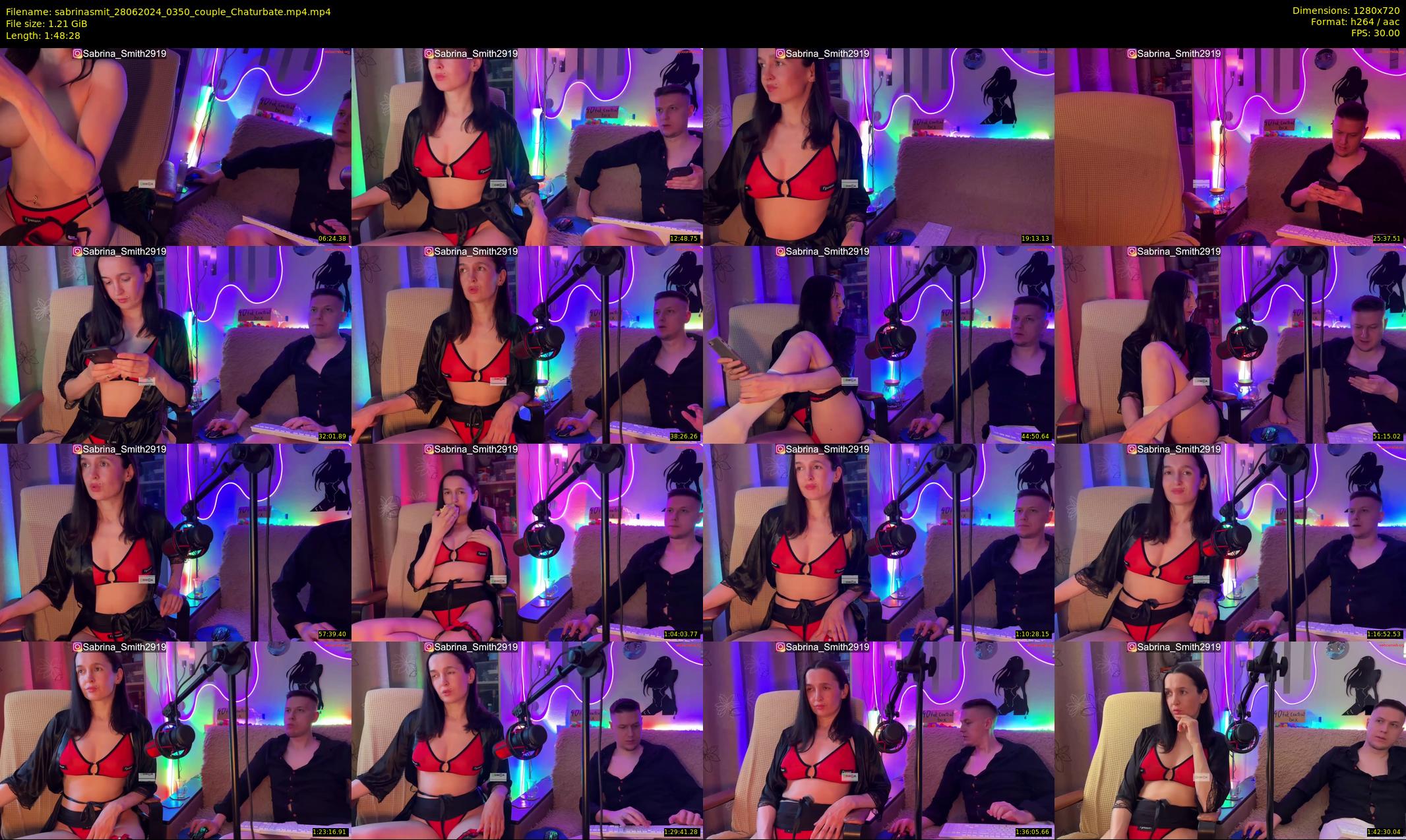 sabrinasmit — 109 minute Chaturbate couple cam show recording, 720p, Jun 28, 2024