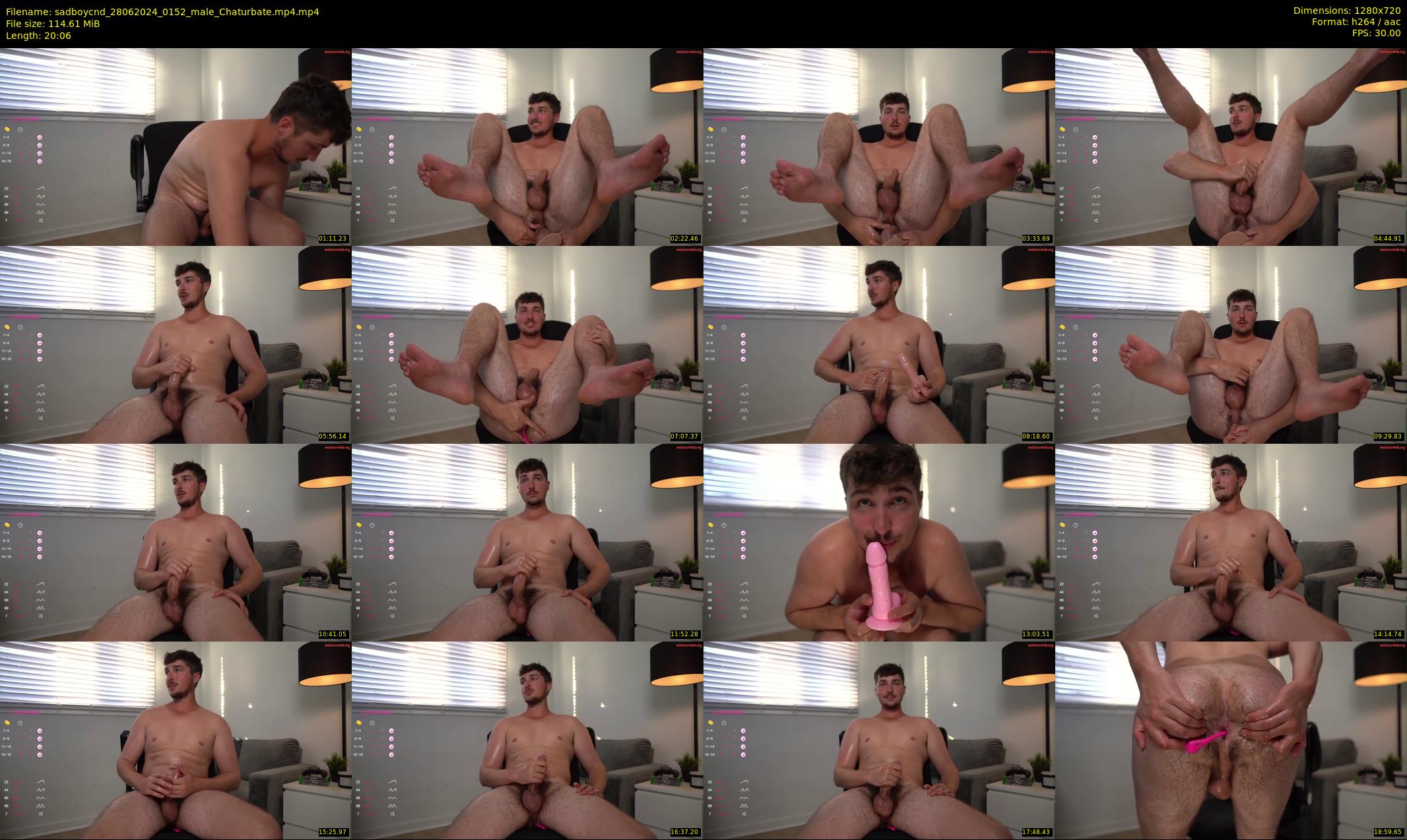 sadboycnd — 21 minute Chaturbate male cam show recording, 720p, Jun 28, 2024