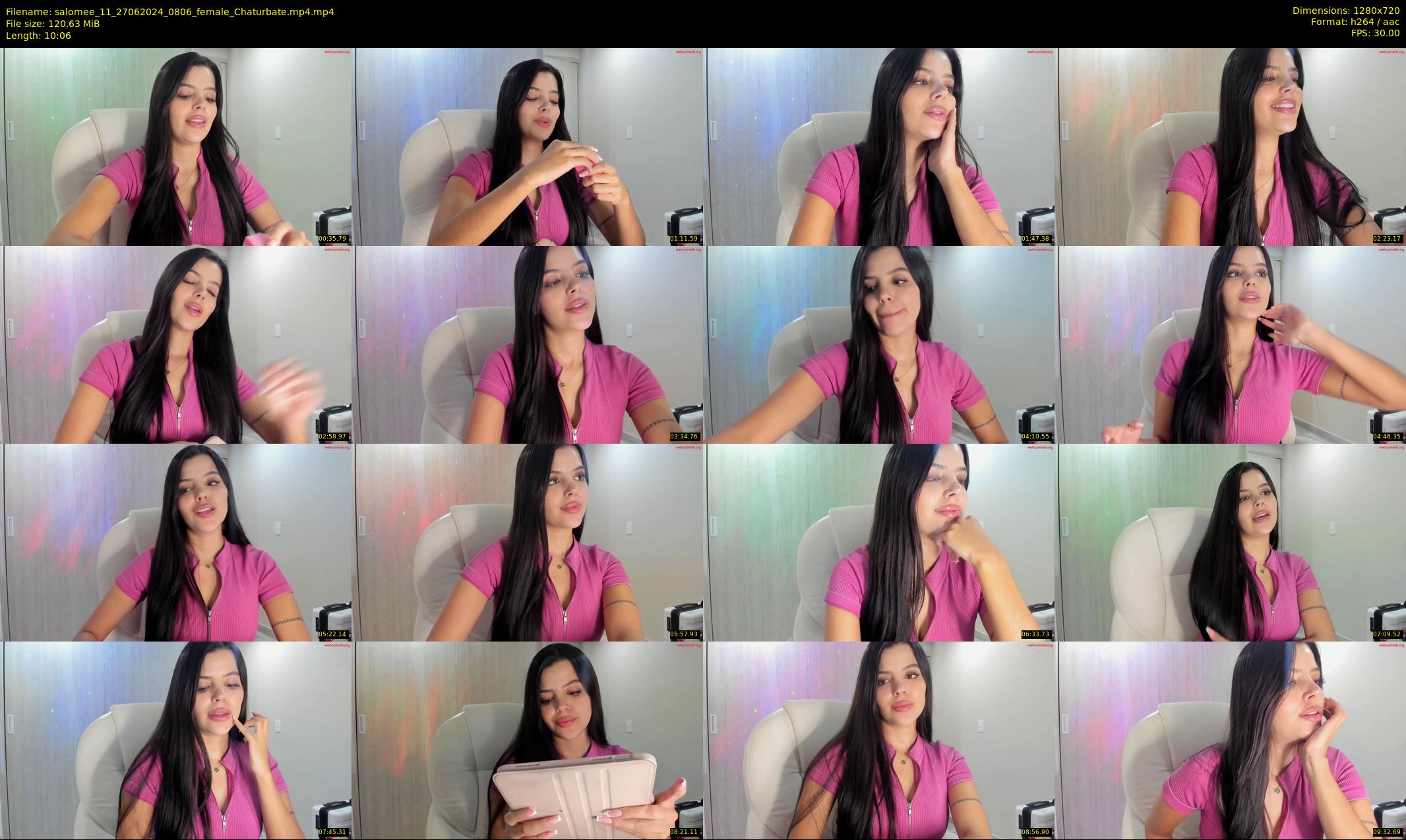 salomee_11 — 11 minute Chaturbate female cam show recording, 720p, Jun 27, 2024