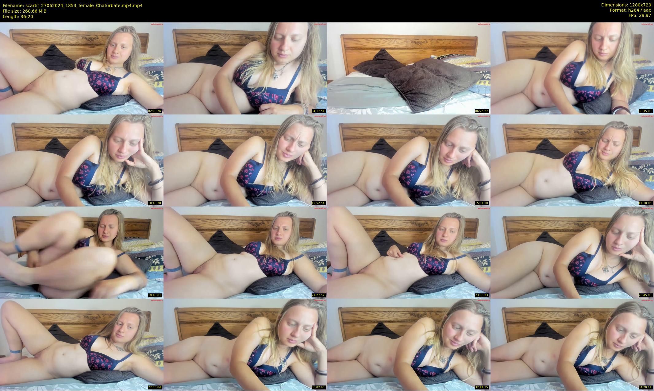 scartit — 37 minute Chaturbate female cam show recording, 720p, Jun 27, 2024