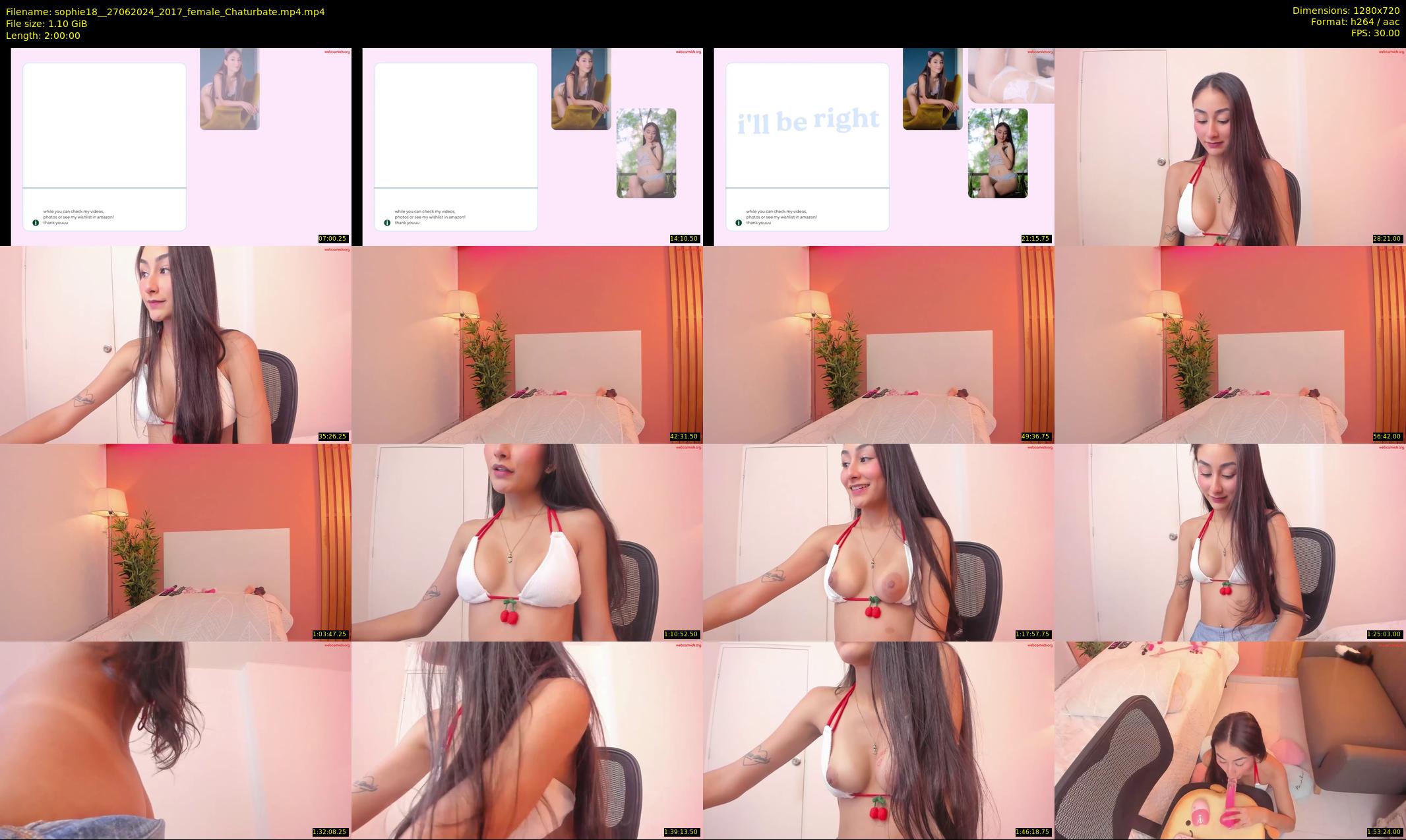 sophie18_ — 120 minute Chaturbate female cam show recording, 720p, Jun 27, 2024
