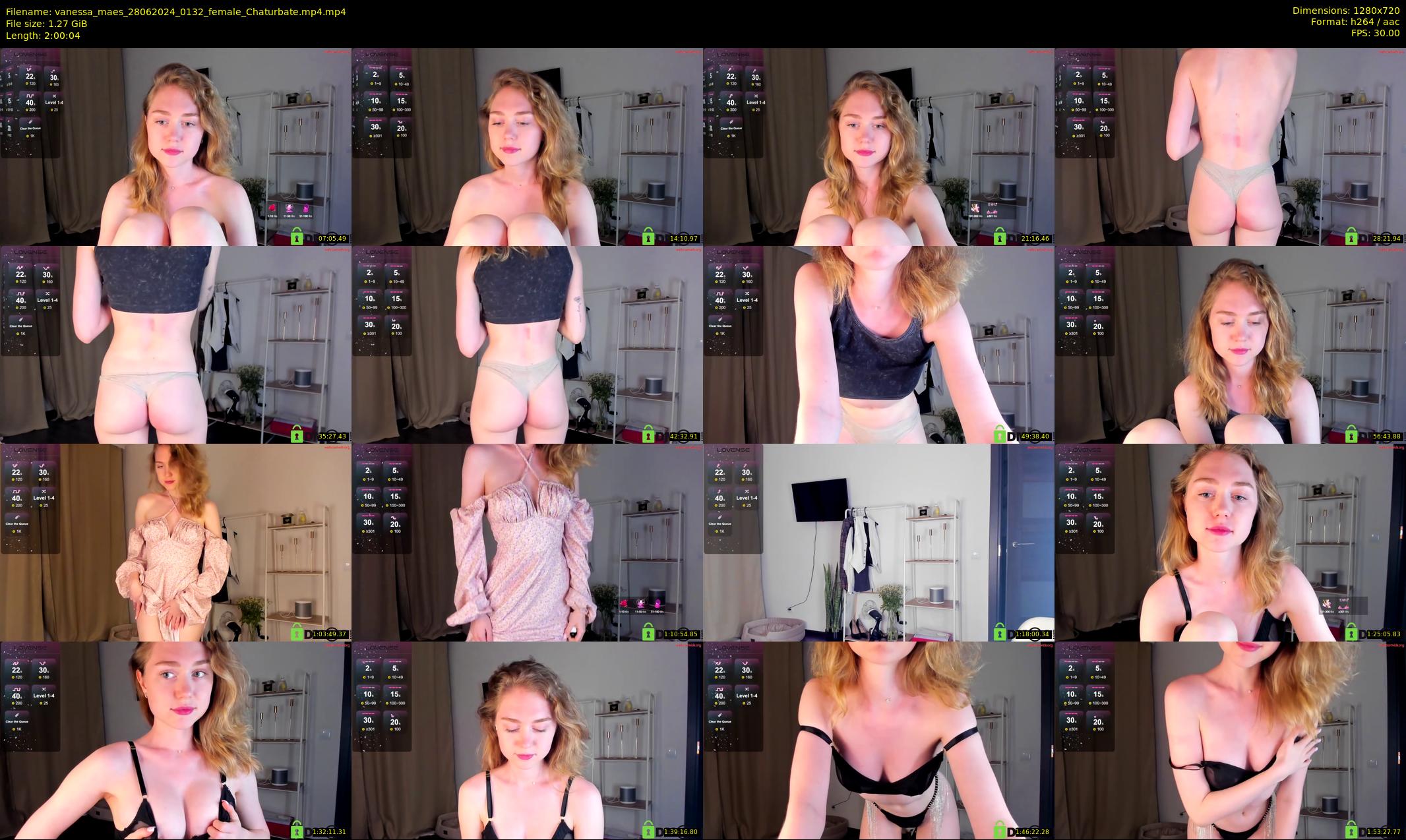 vanessa_maes — 121 minute Chaturbate female cam show recording, 720p, Jun 28, 2024