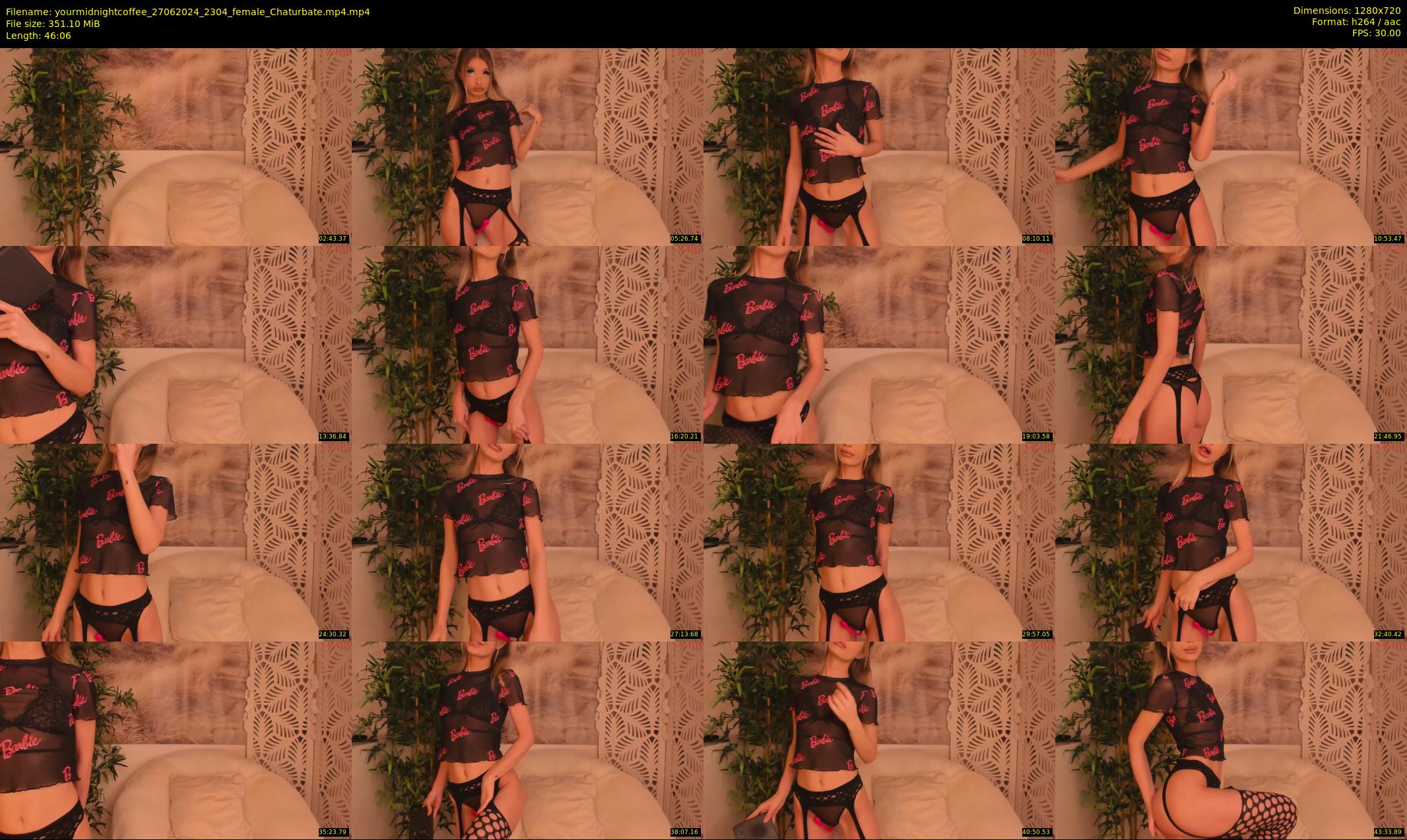 yourmidnightcoffee — 47 minute Chaturbate female cam show recording, 720p, Jun 27, 2024